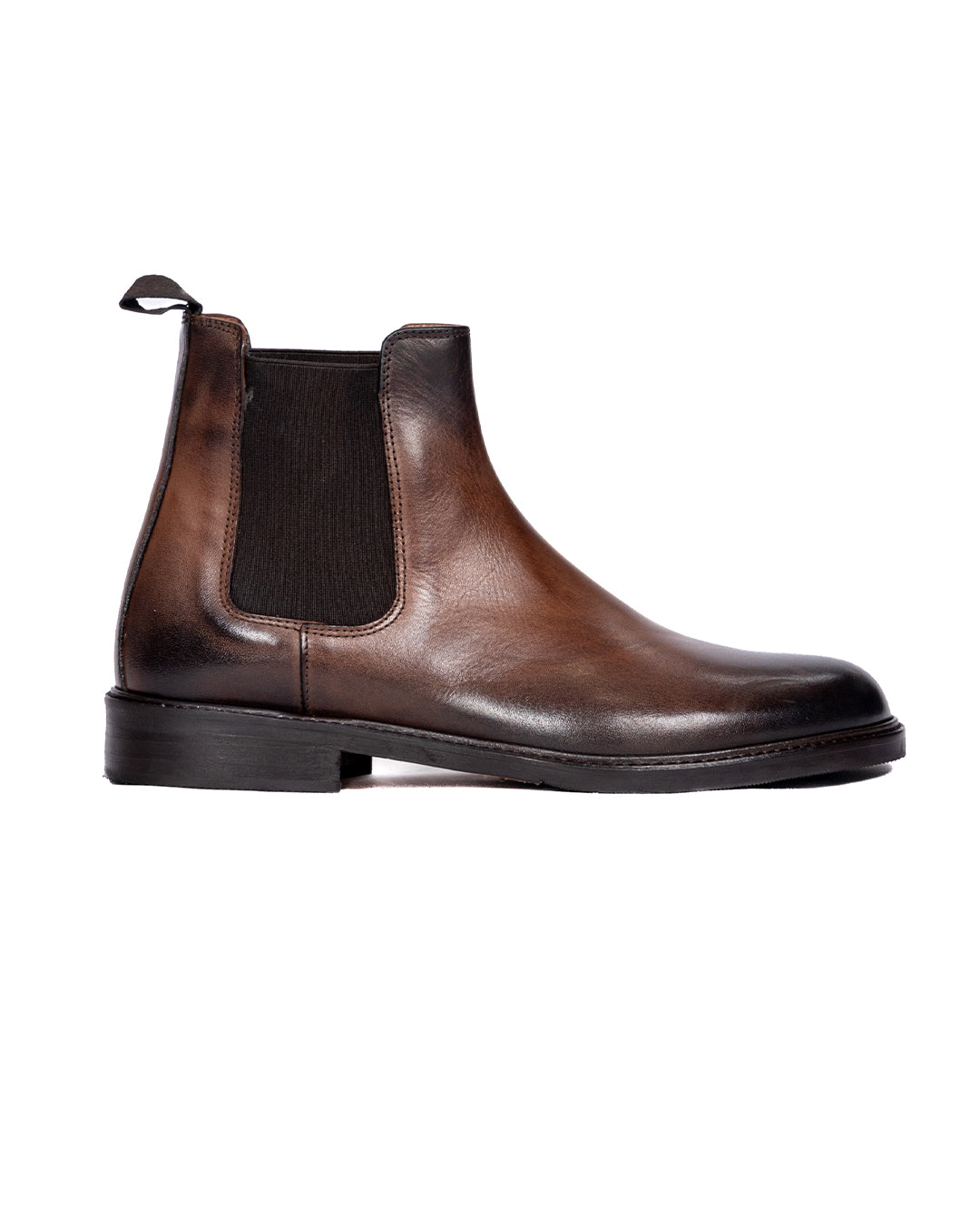 Jae - brown brushed leather boot