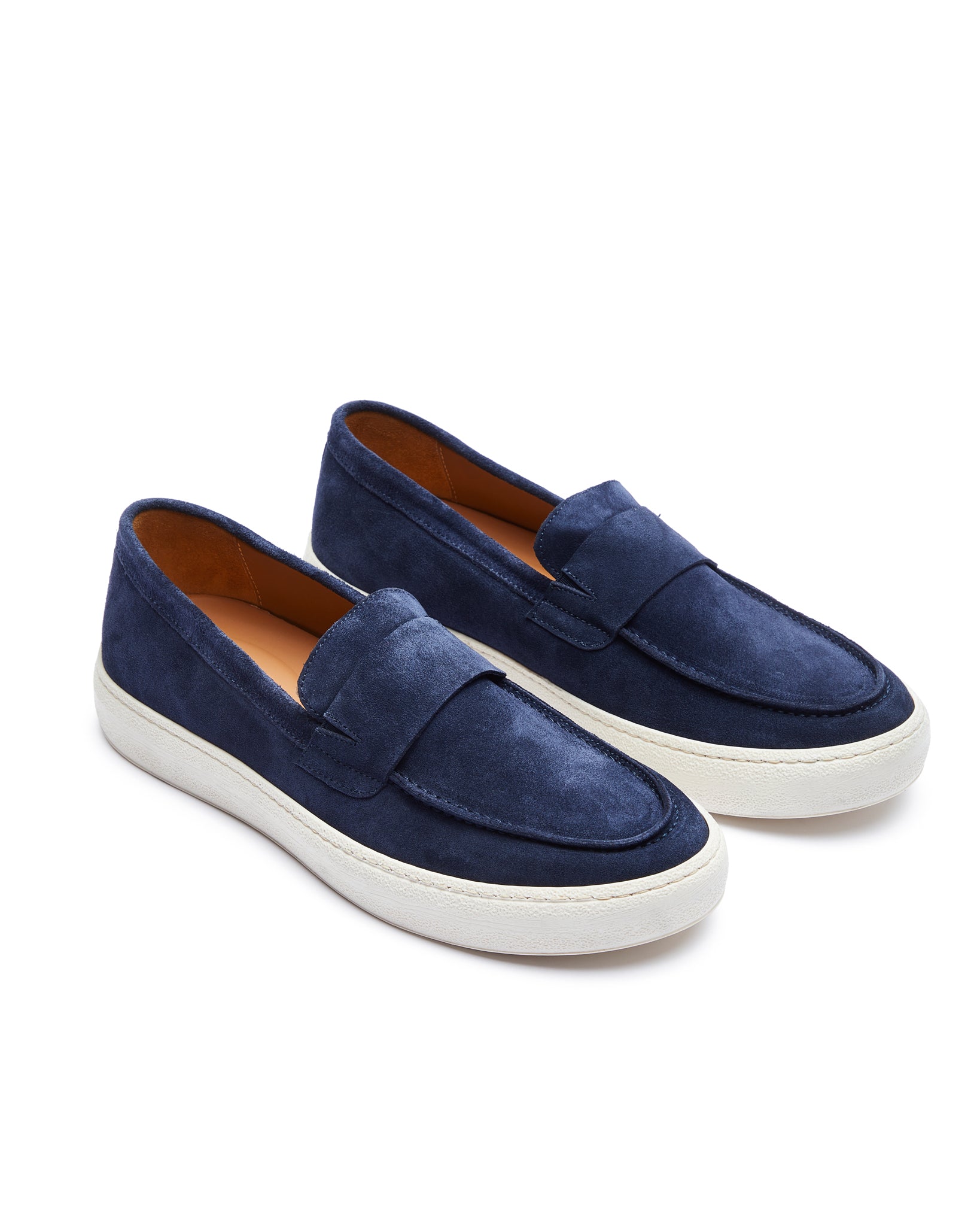 Mocasín Maxime de ante azul