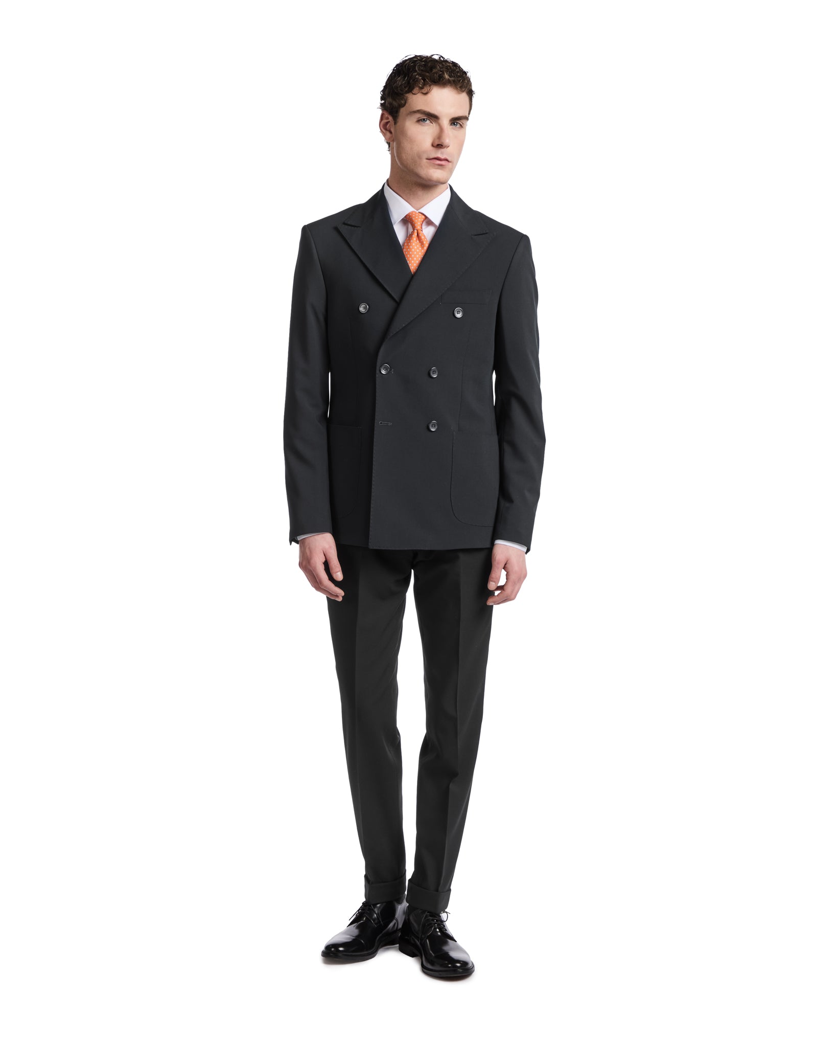 Traje Mónaco cruzado negro