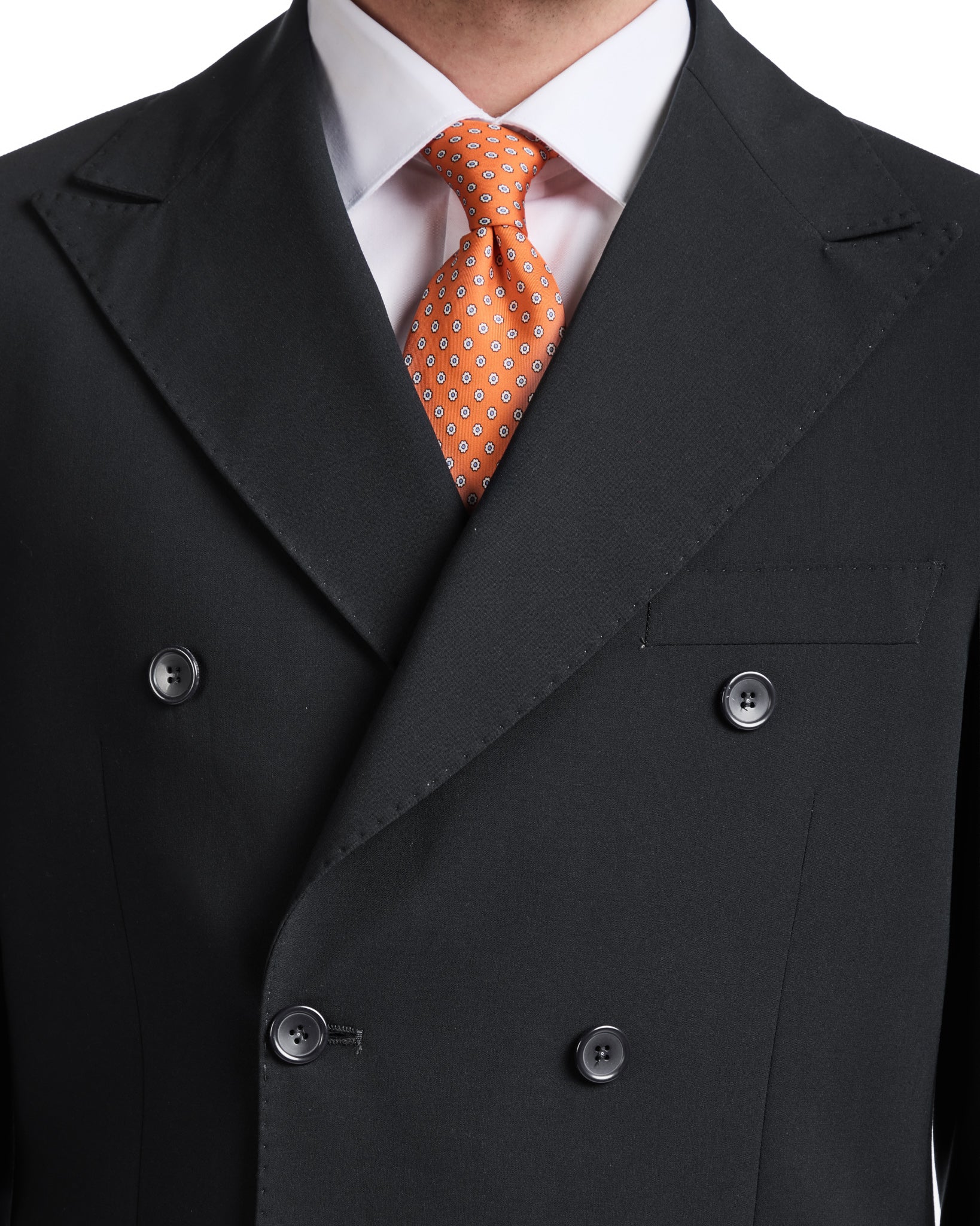 Traje Mónaco cruzado negro