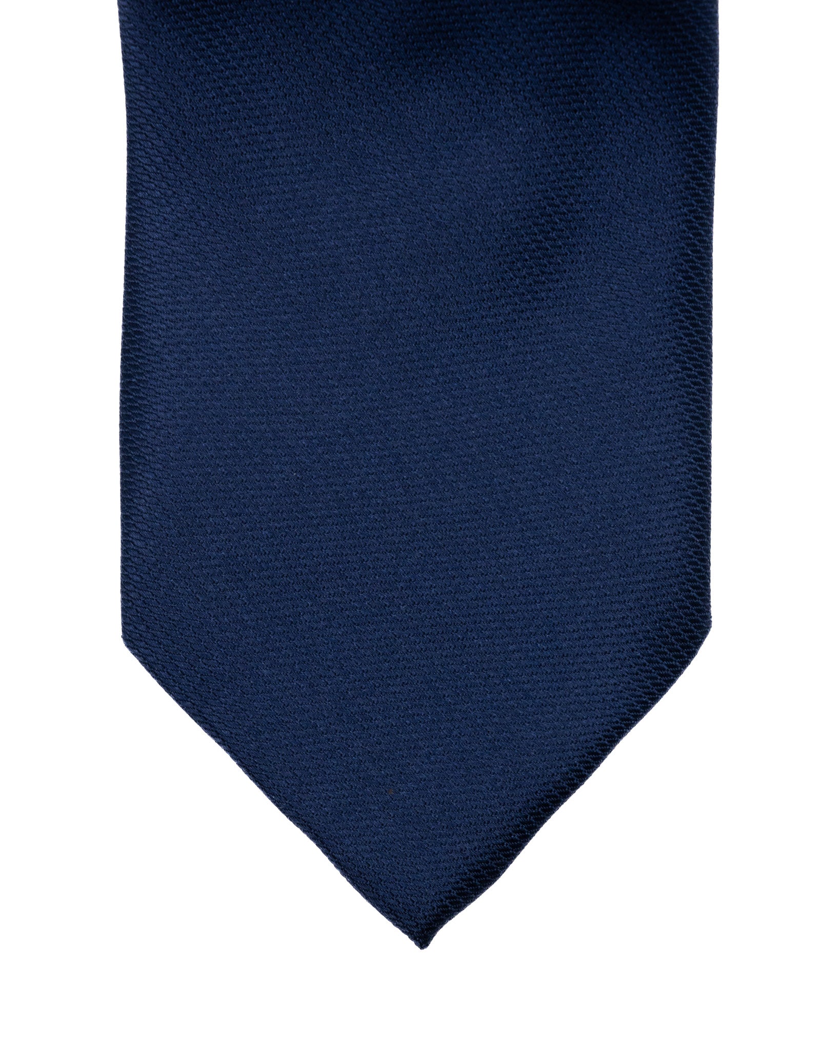 Corbata - de seda texturizada azul