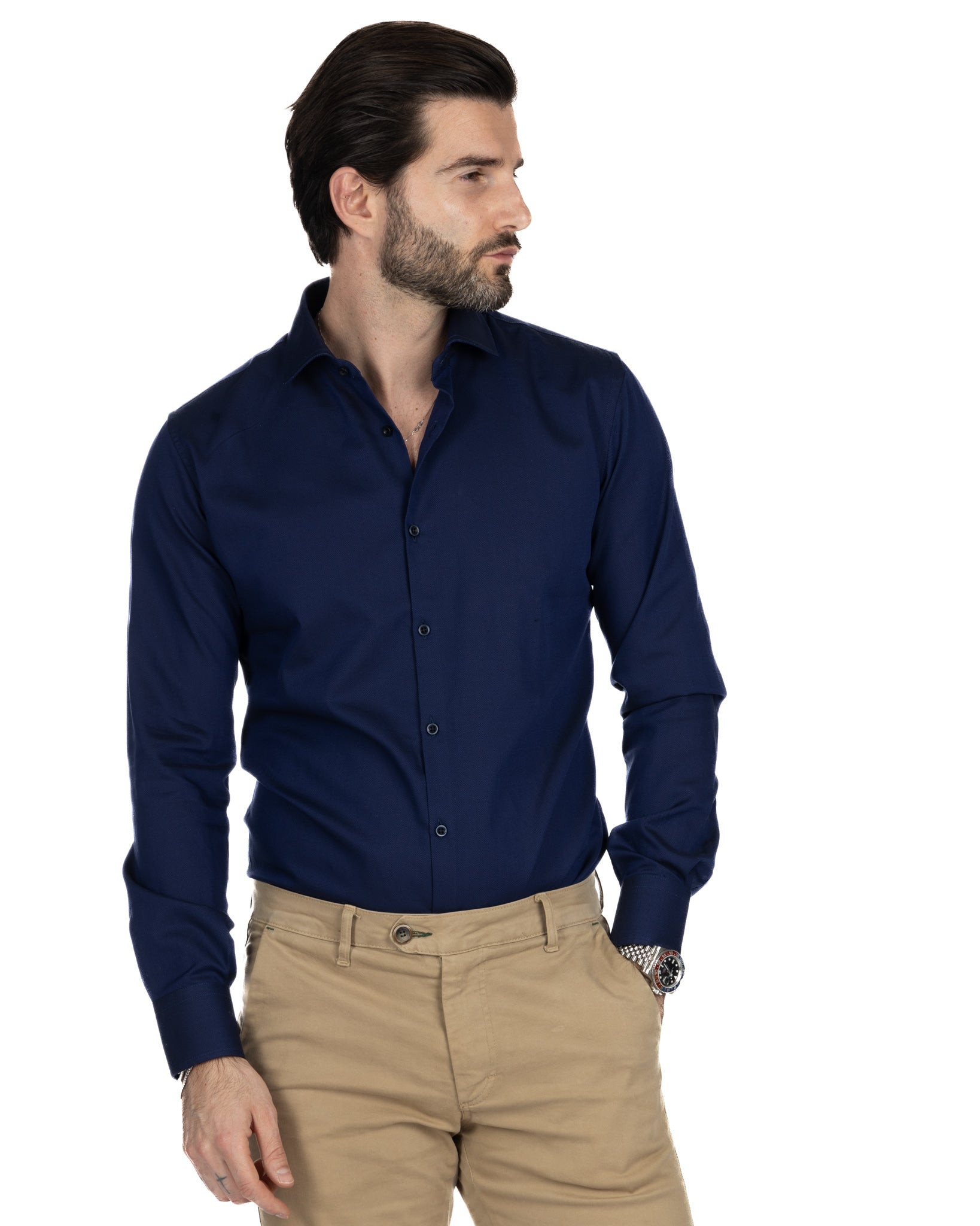 Glock - corte slim azul Oxford