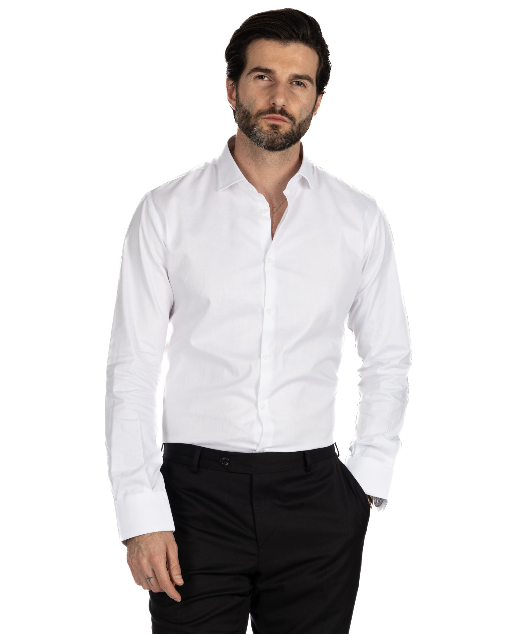 Glock - camisa blanca oxford