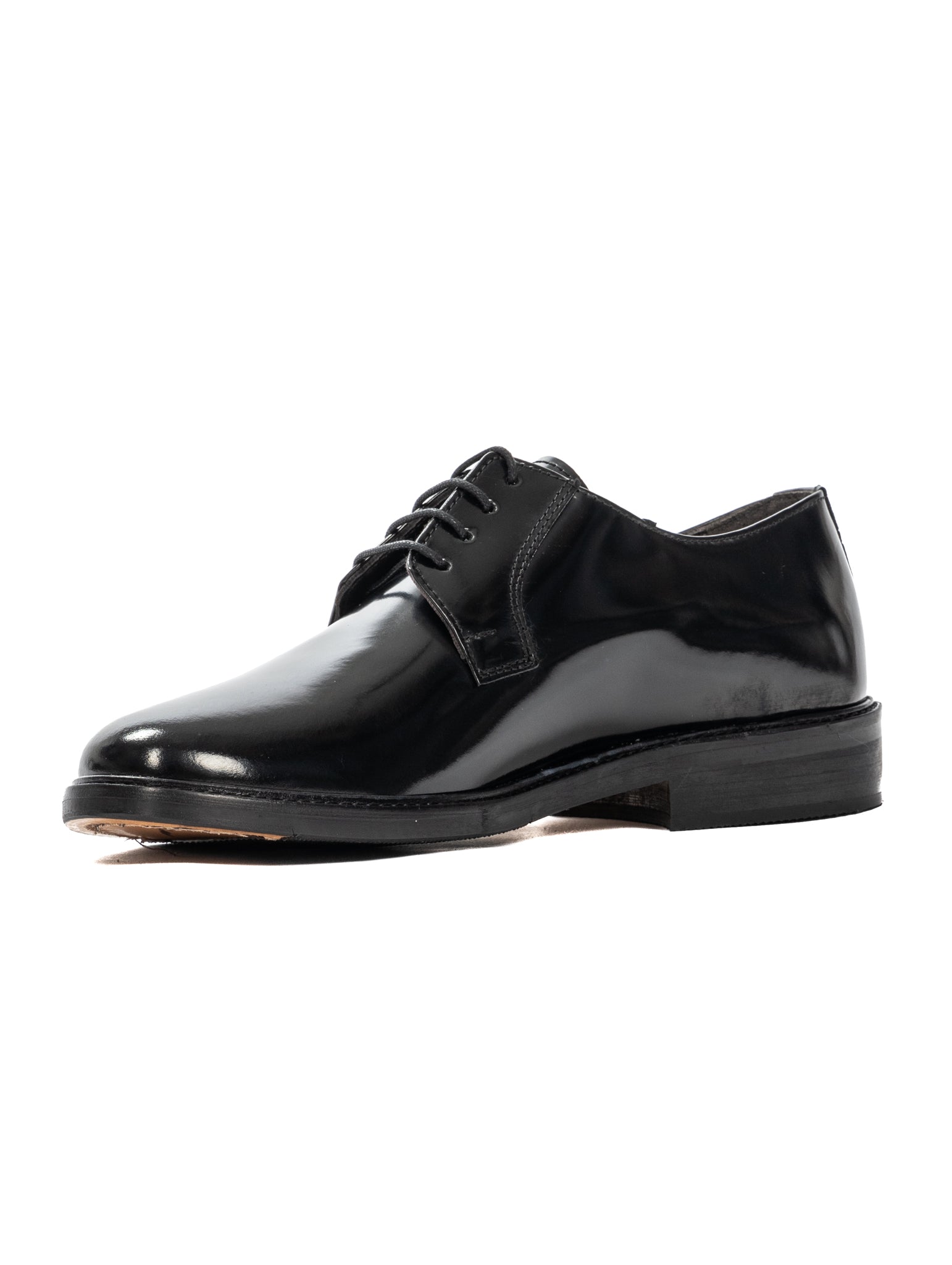 Arthur - zapato derby clásico negro brillante