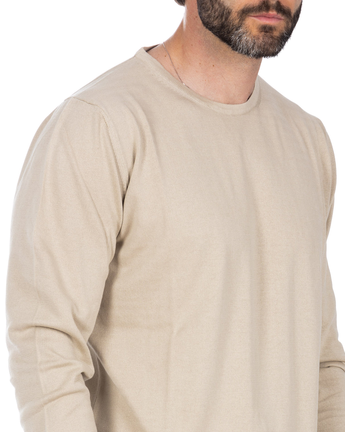 Daniil beige cotton sweater