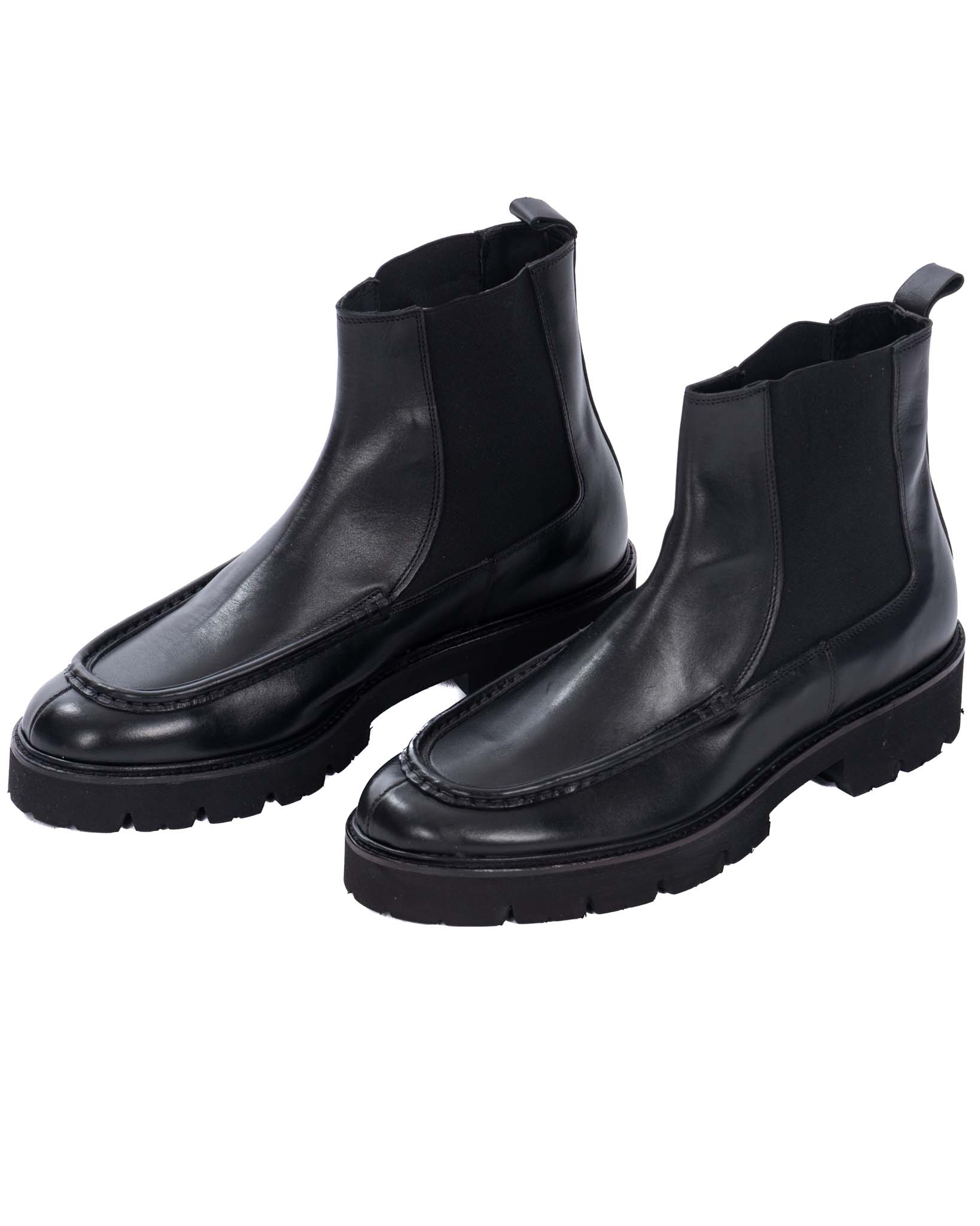 Mirfak - bota de piel negra