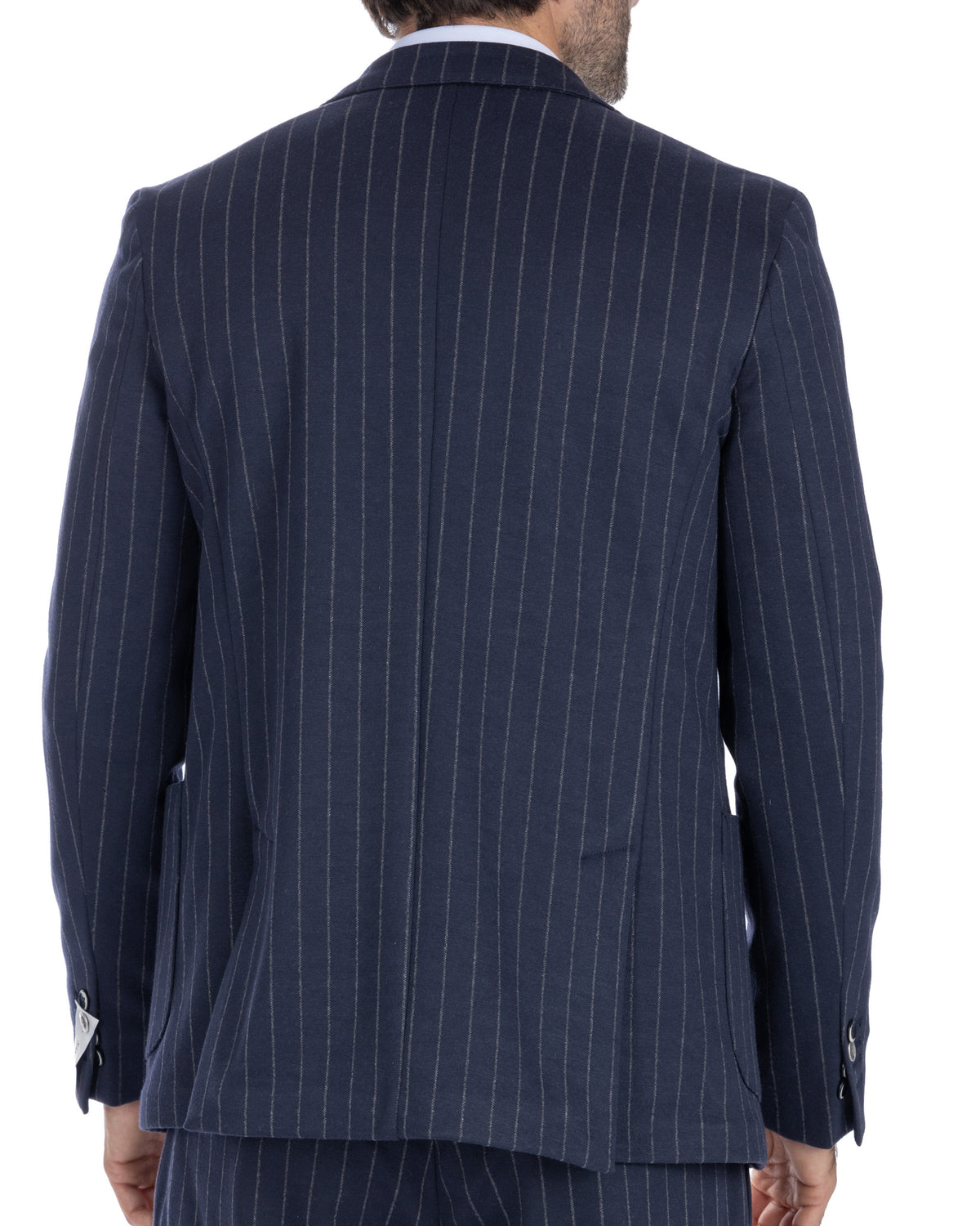 Raphael - Blue Pinstripe Single Breasted Jacket