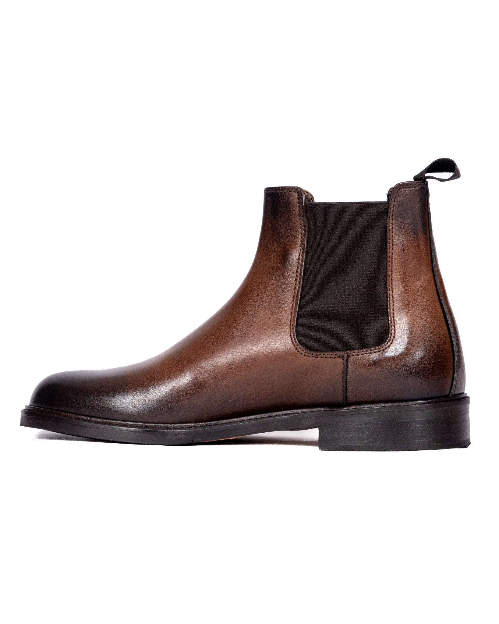 Jae - brown brushed leather boot