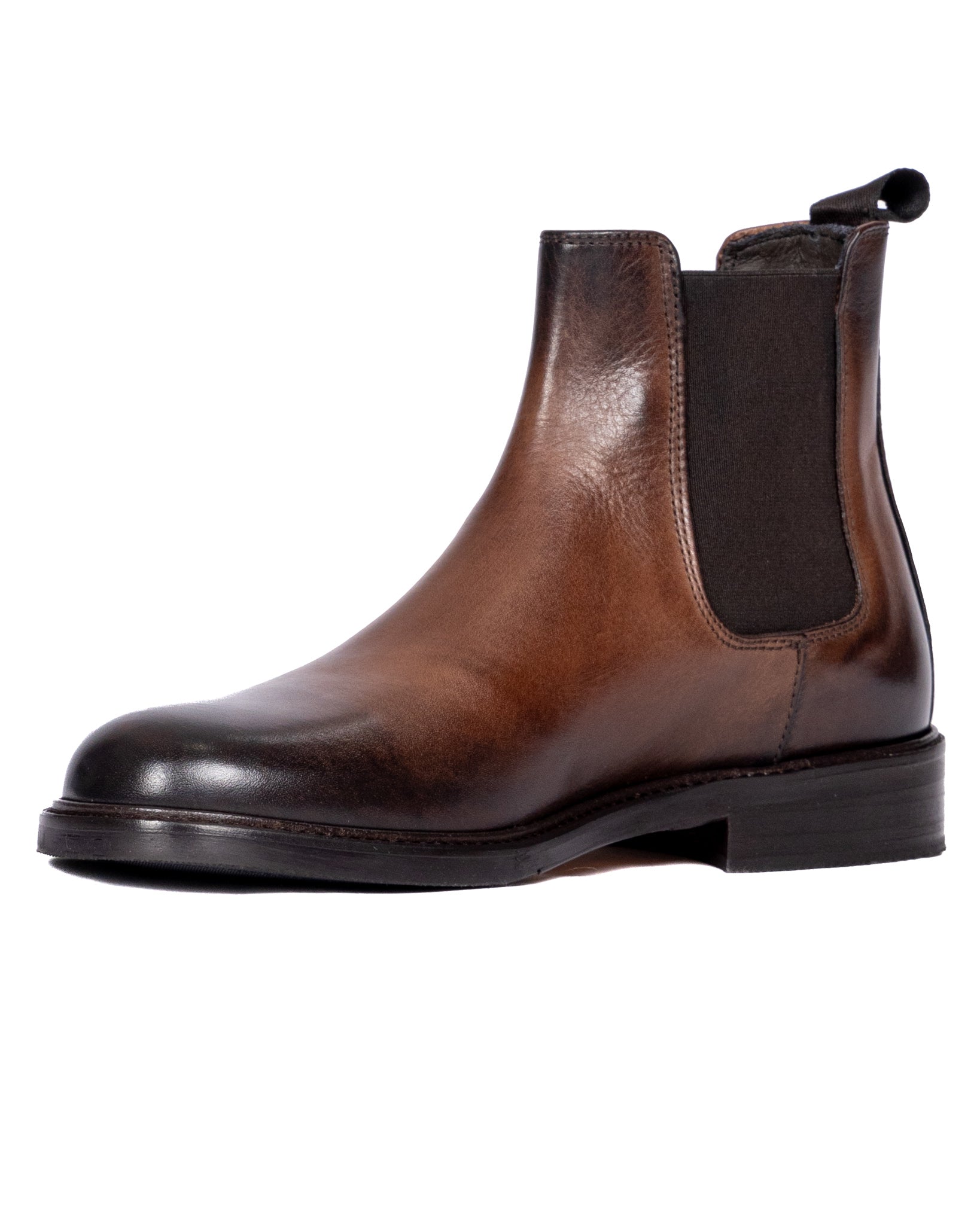 Jae - brown brushed leather boot