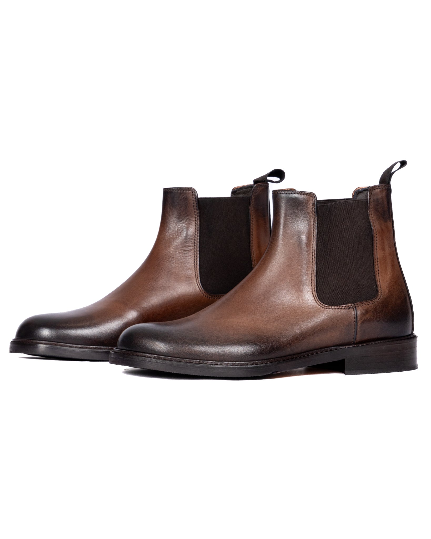 Jae - brown brushed leather boot