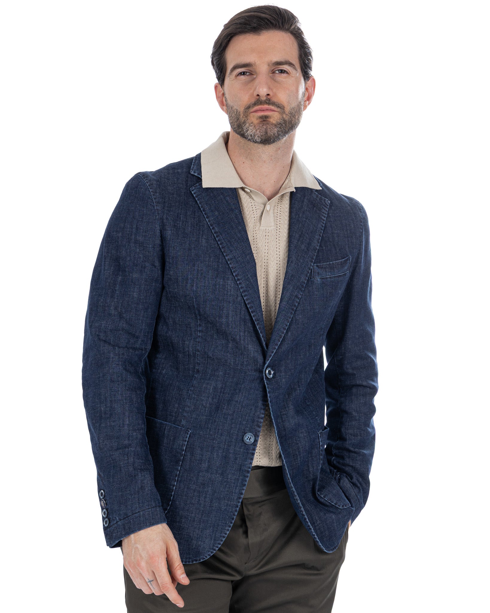 Chaqueta Spello de denim oscuro