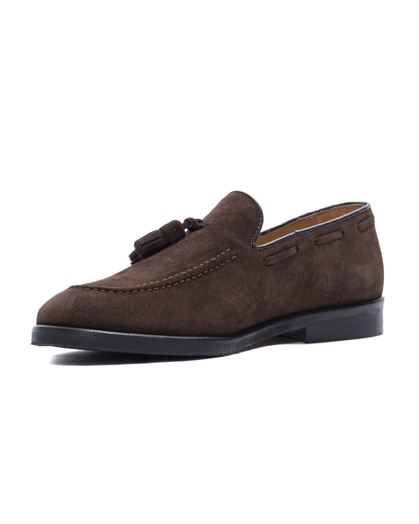 Mocassino Caspar scamosciato marrone