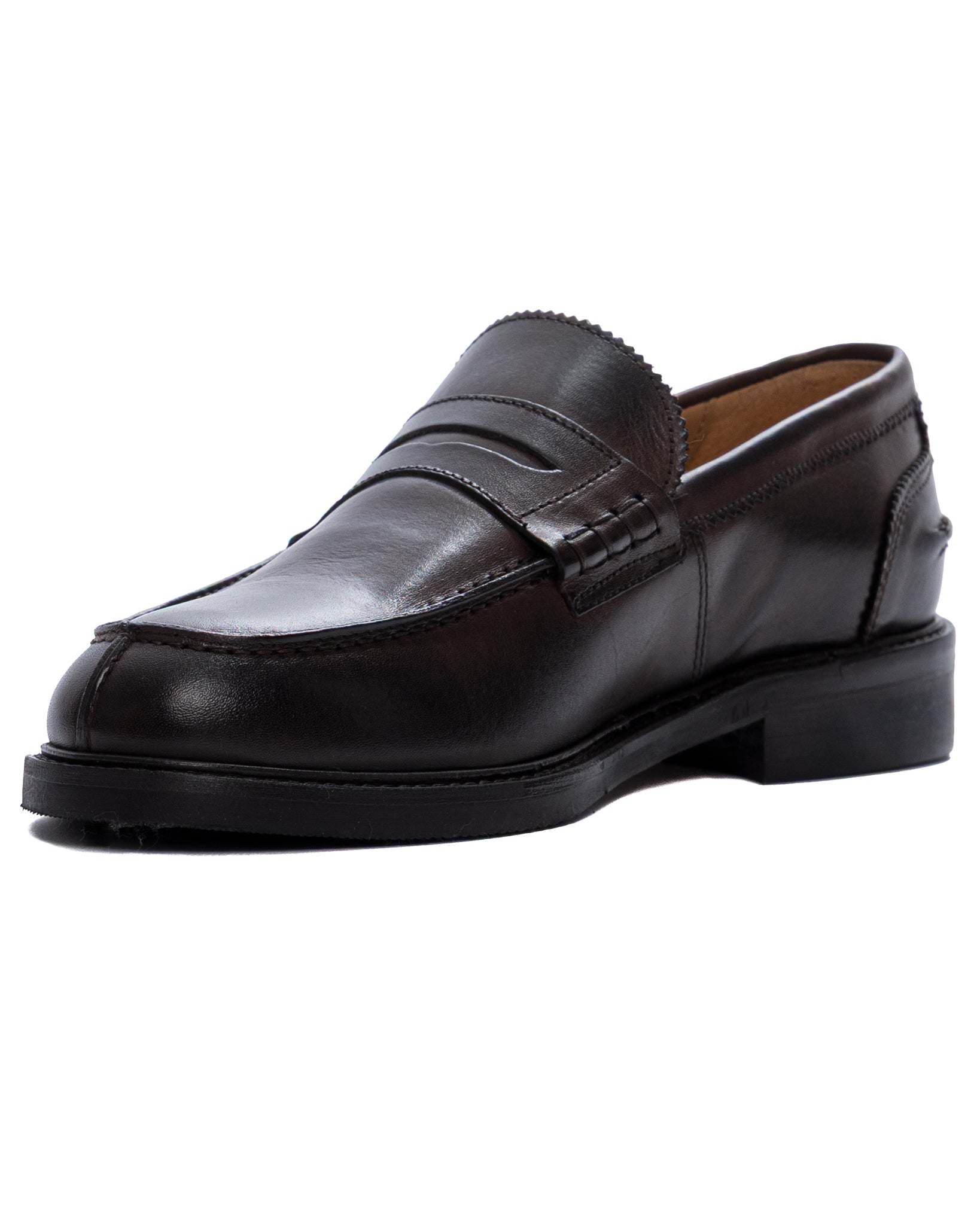 Joseph - dark brown leather college