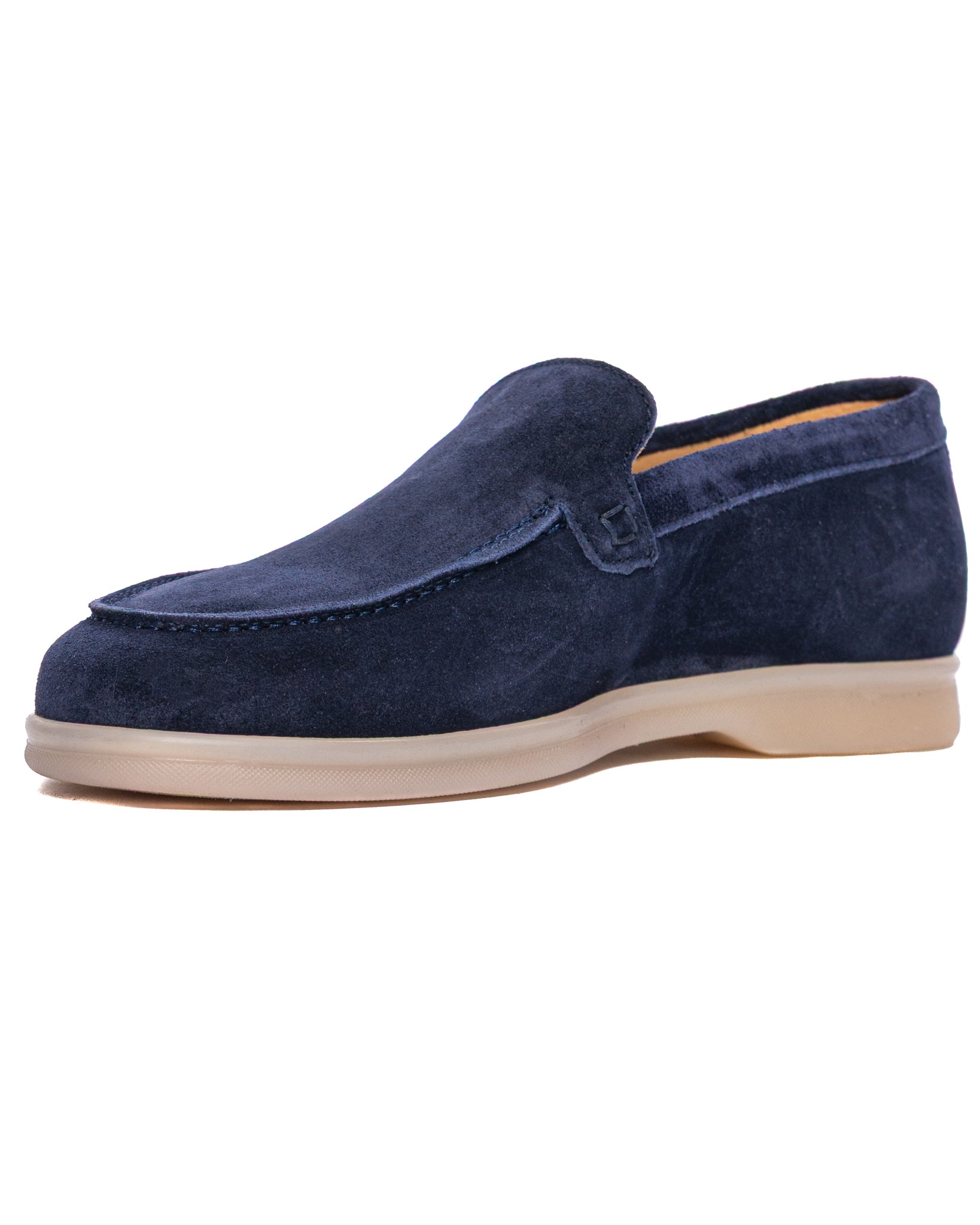 Mocasín Valeri de ante azul