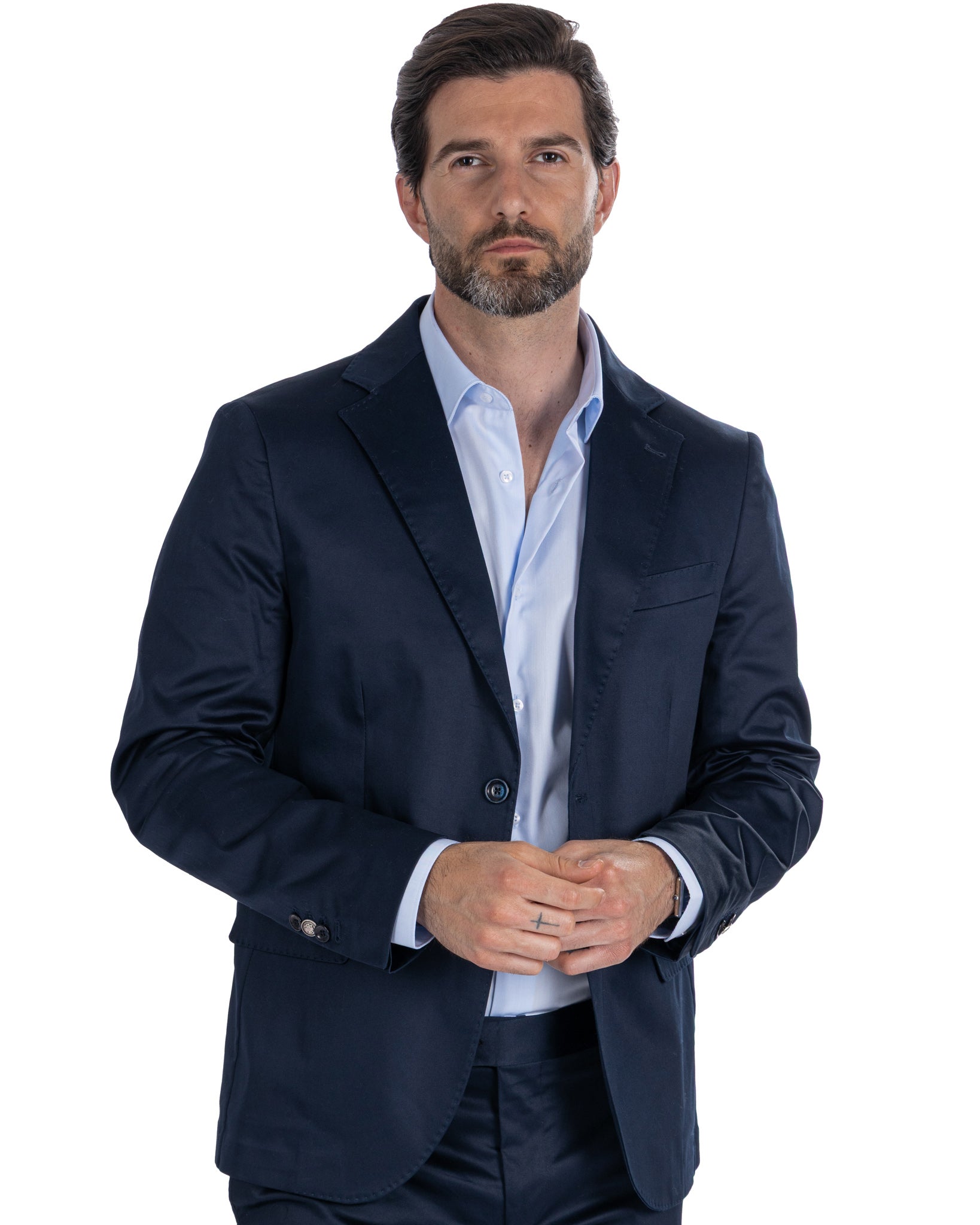 Kyle - chaqueta de algodón azul