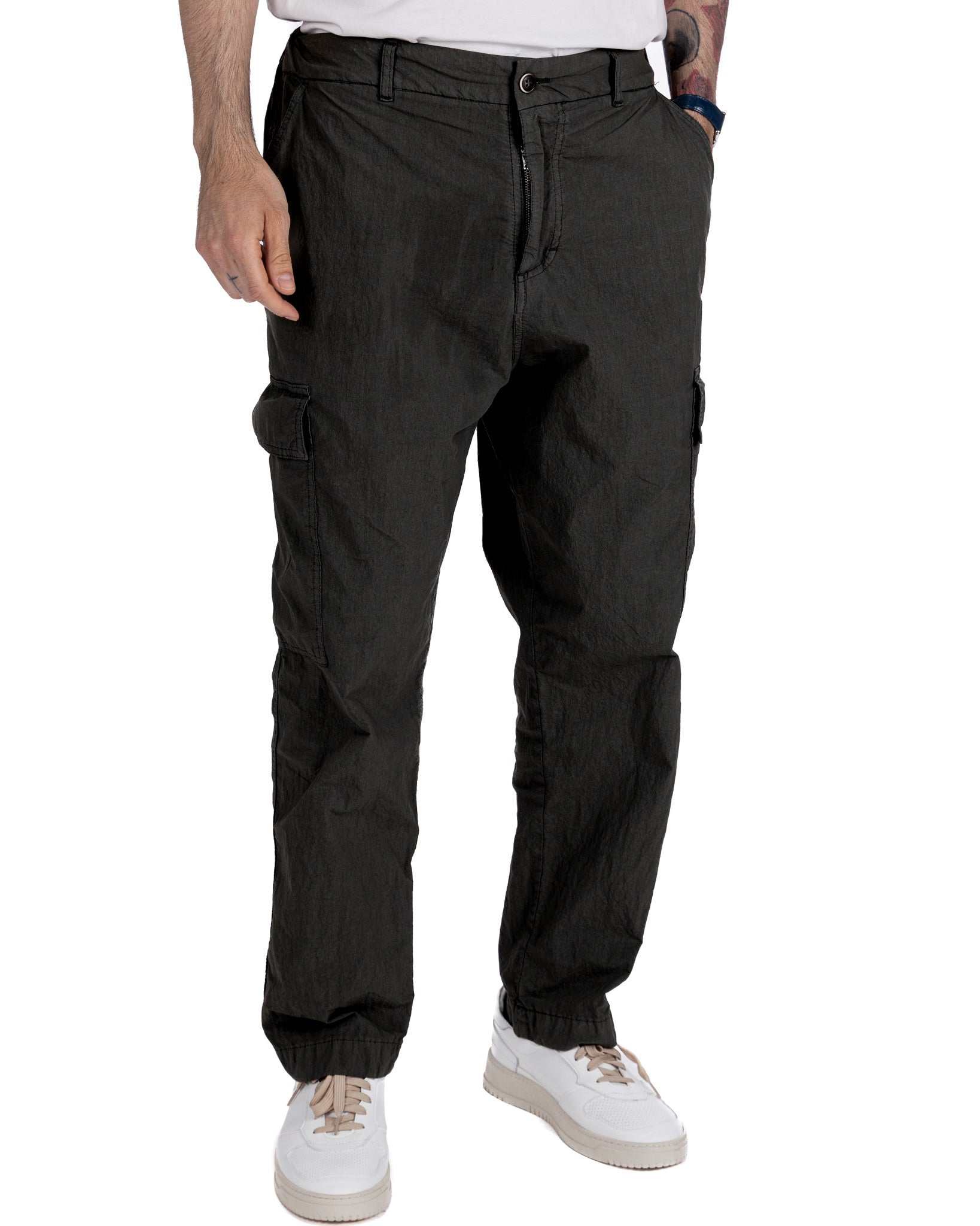 Robert - pantalón cargo blindado negro