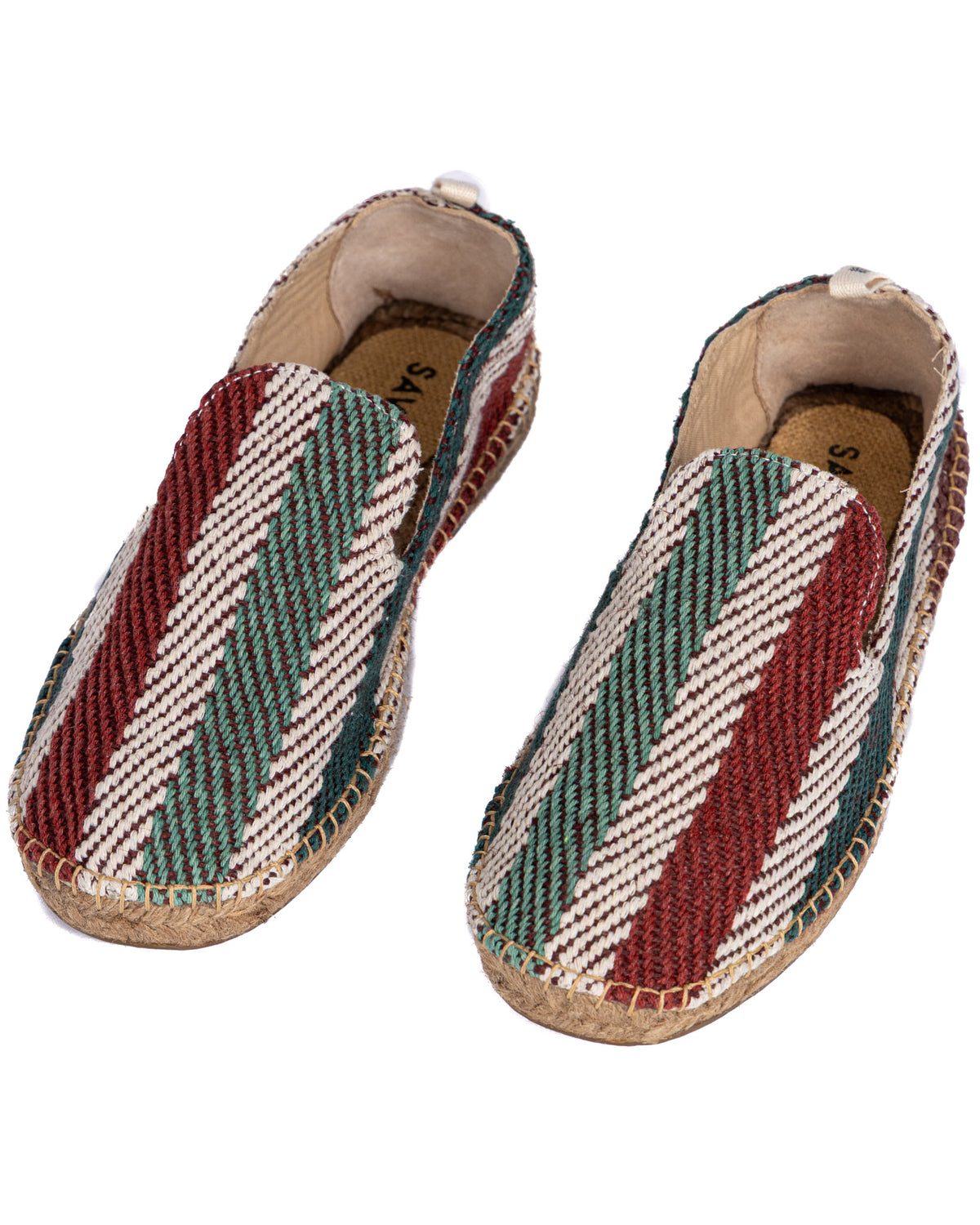Villasimius - multicolor striped espadrilles
