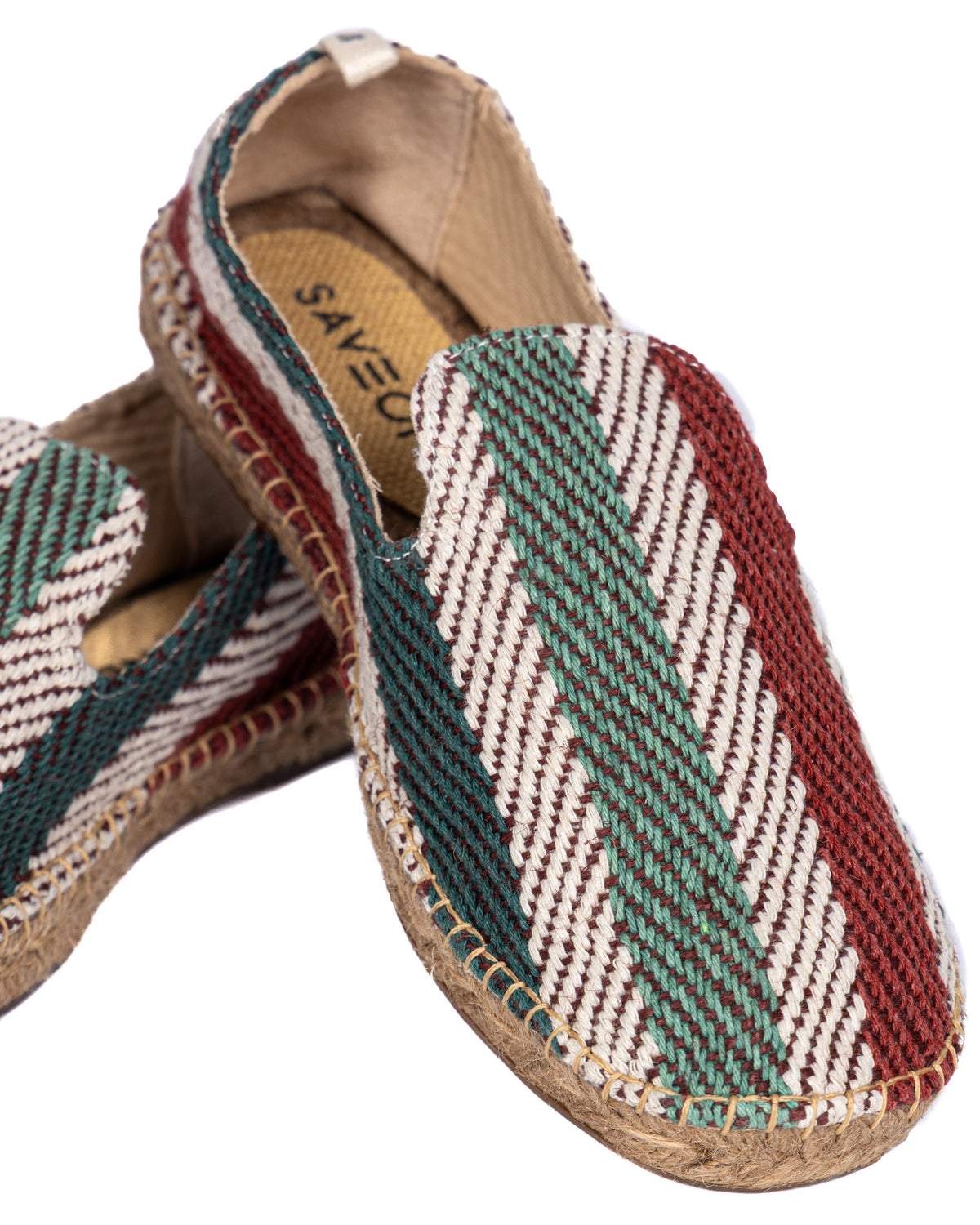 Villasimius - multicolor striped espadrilles