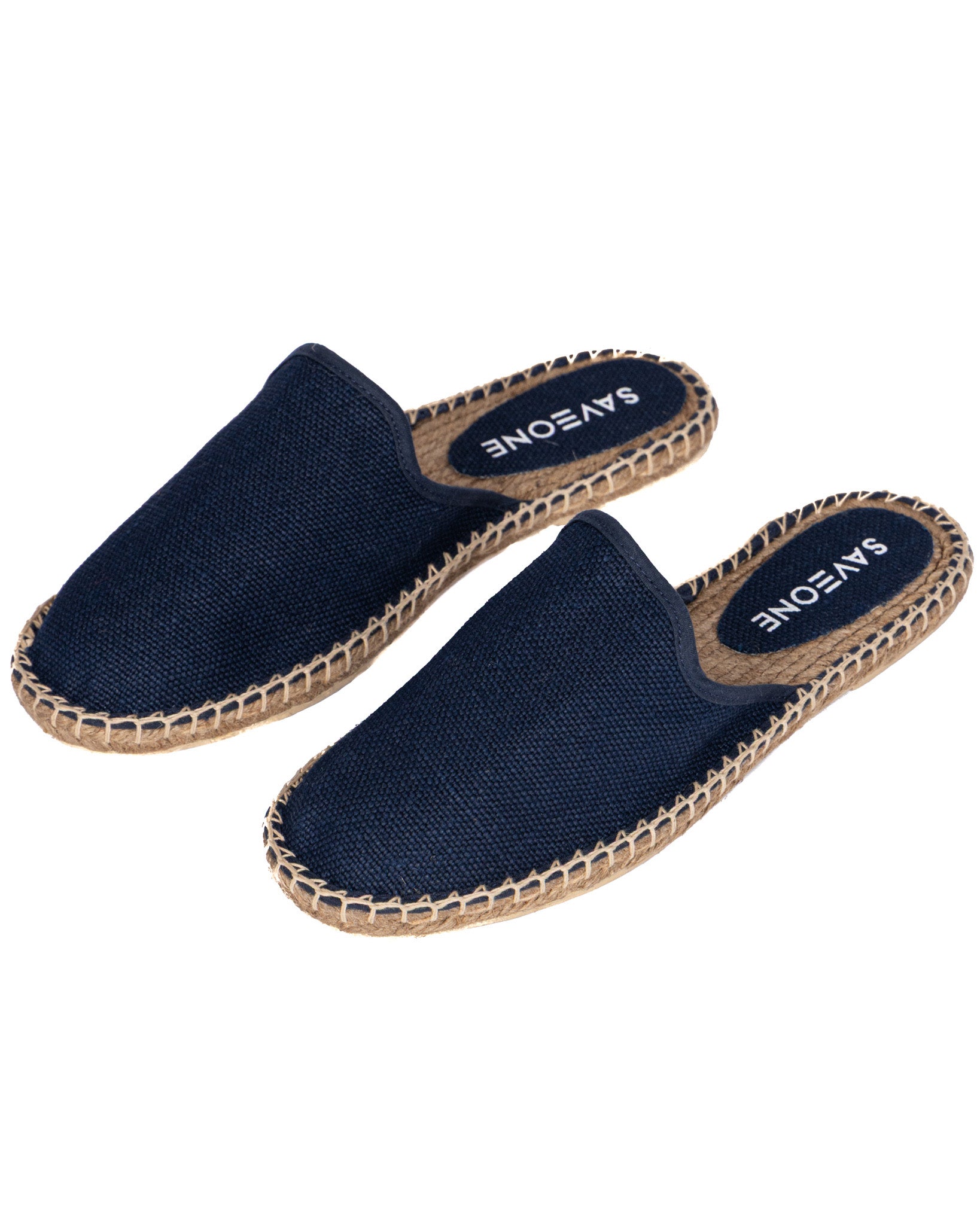 Mules alpargatas Portofino azul oscuro