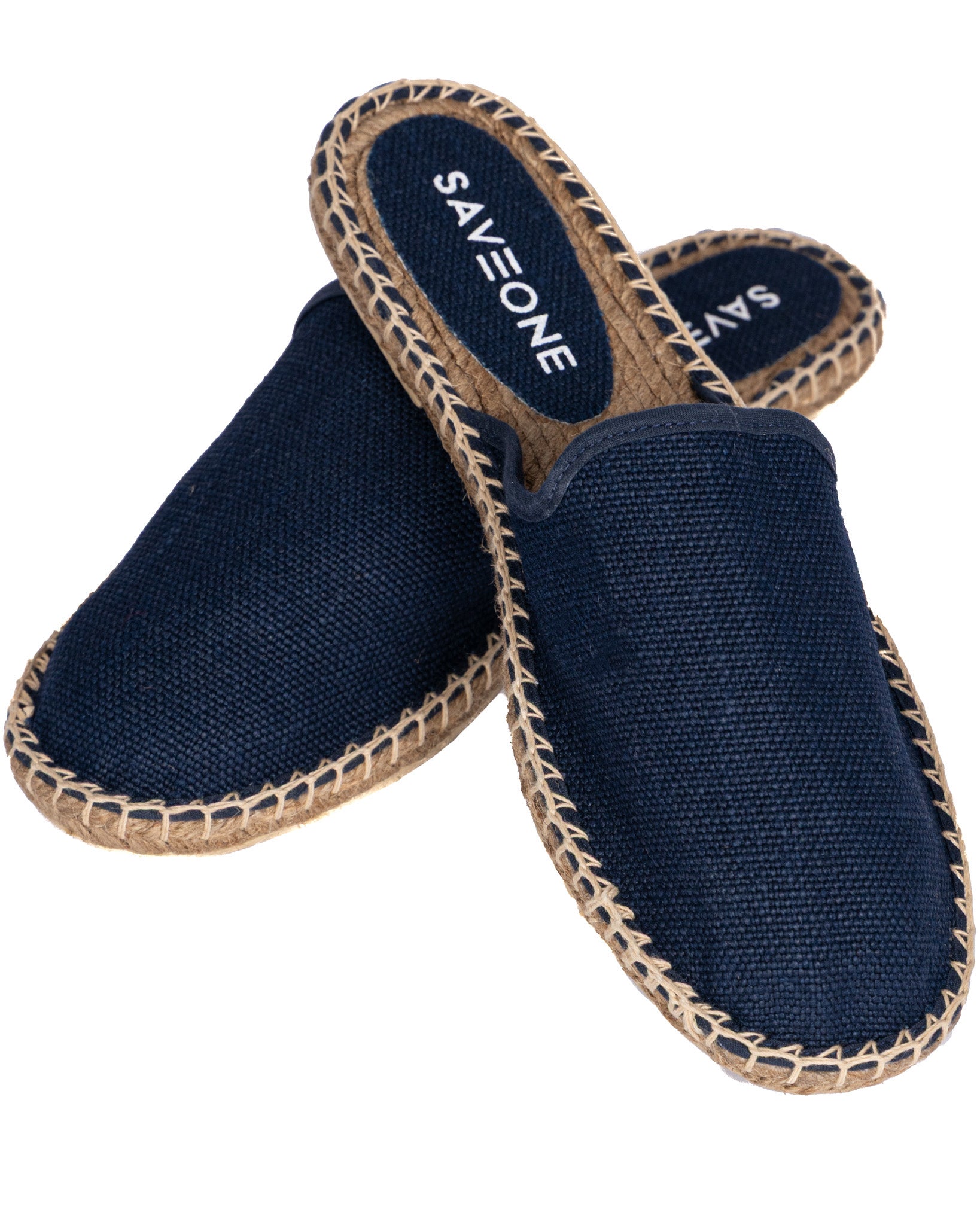 Mules alpargatas Portofino azul oscuro