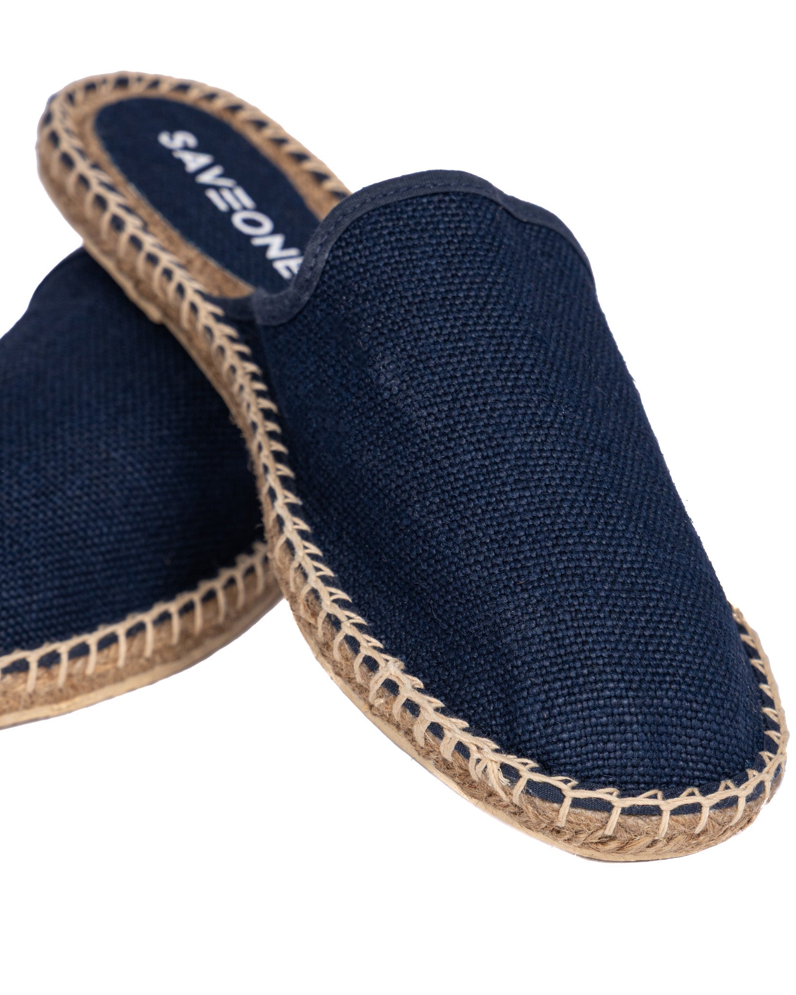 Mules alpargatas Portofino azul oscuro