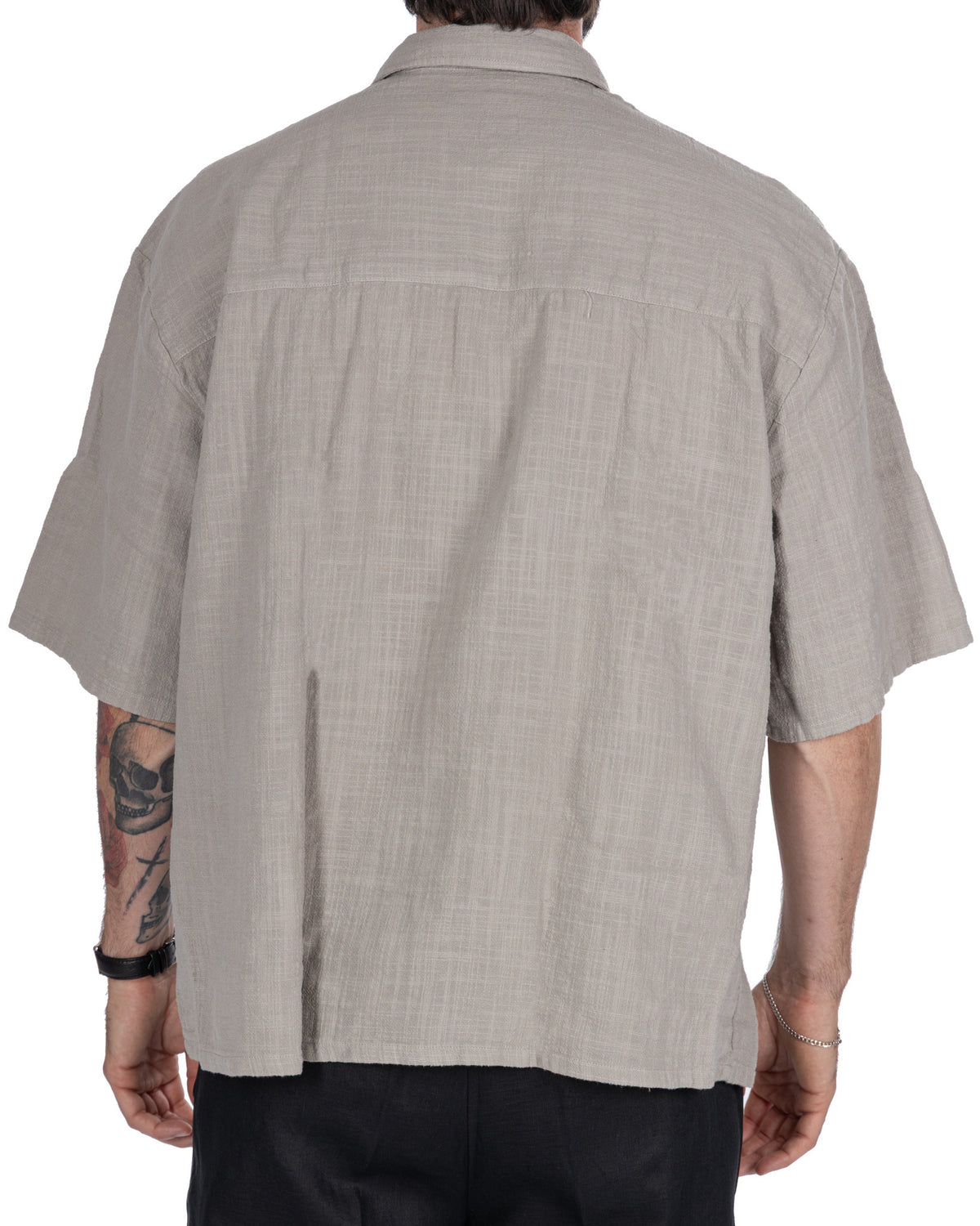 Madeira - oversized twine woven shirt