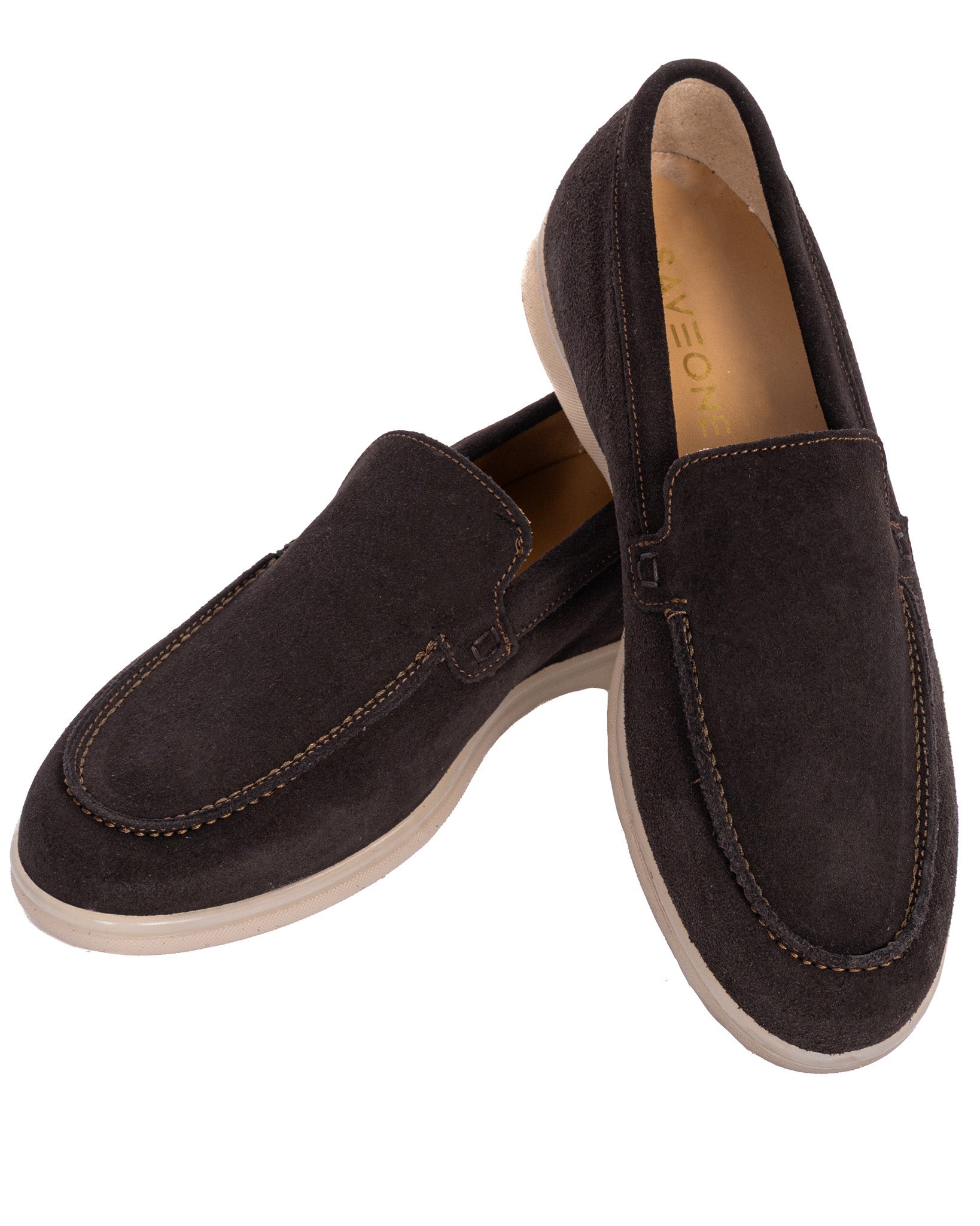 Valeri moccasin in dark brown suede