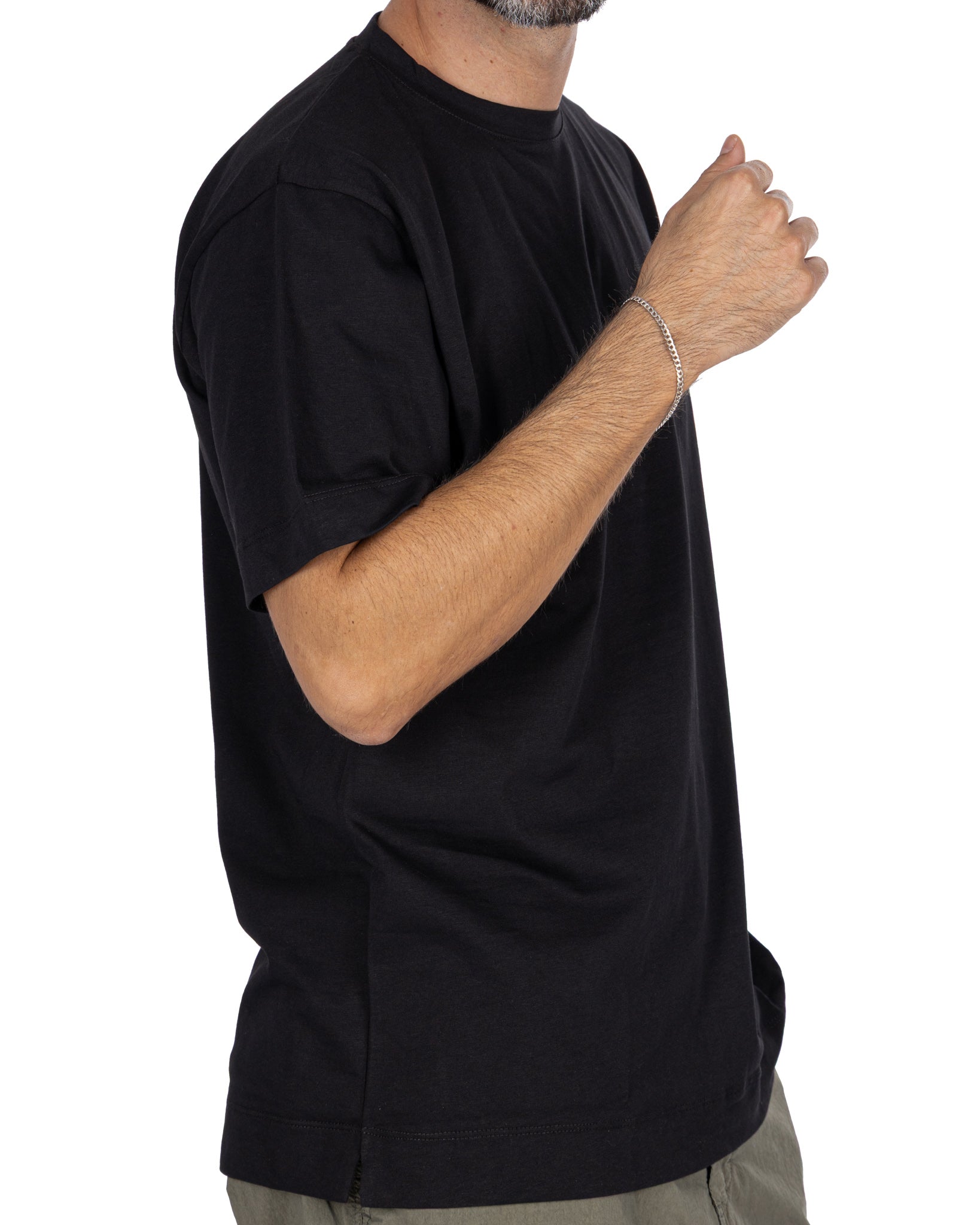 Camiseta Bergen de algodón negro