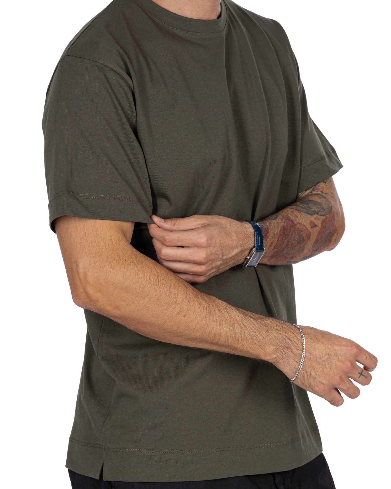 T-shirt Bergen in cotone militare