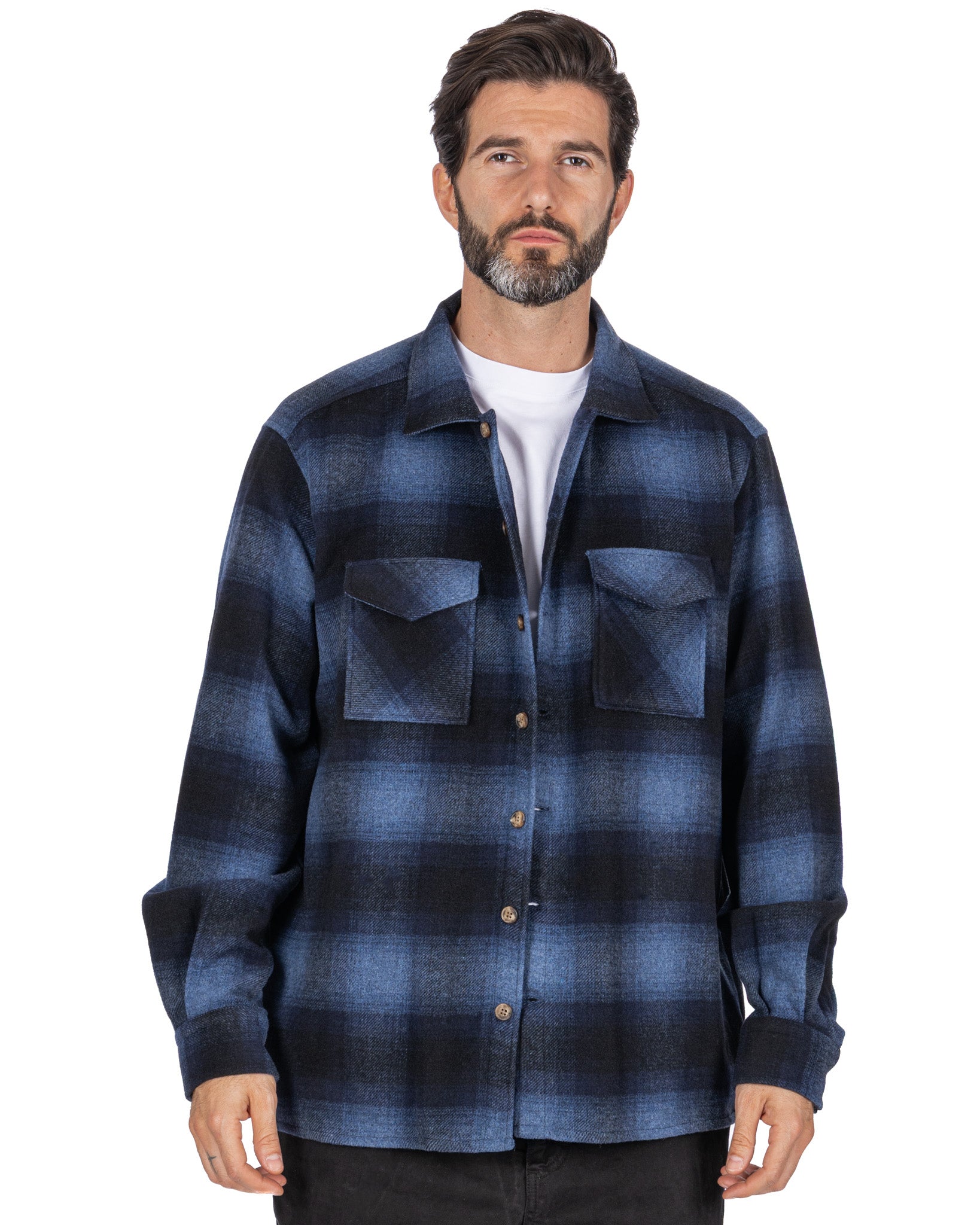 Camisa Odin a cuadros azules