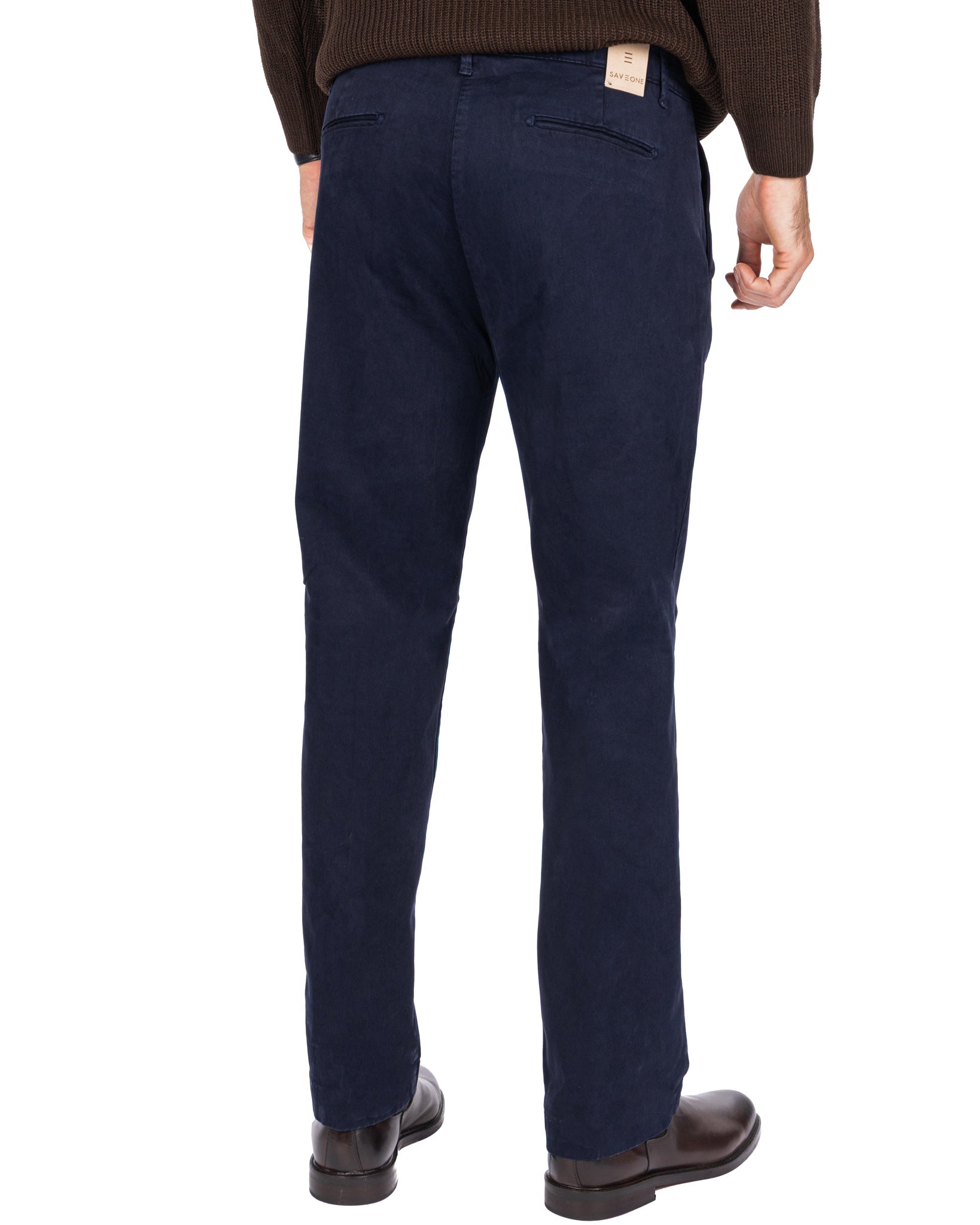 Pantalón Sean de algodón azul