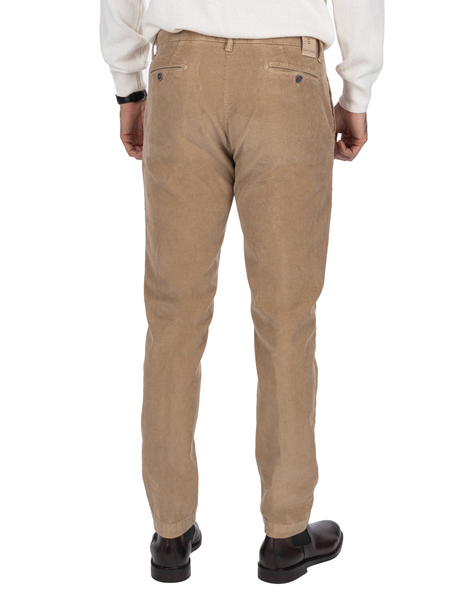 Pantalón Harlan de pana tabaco