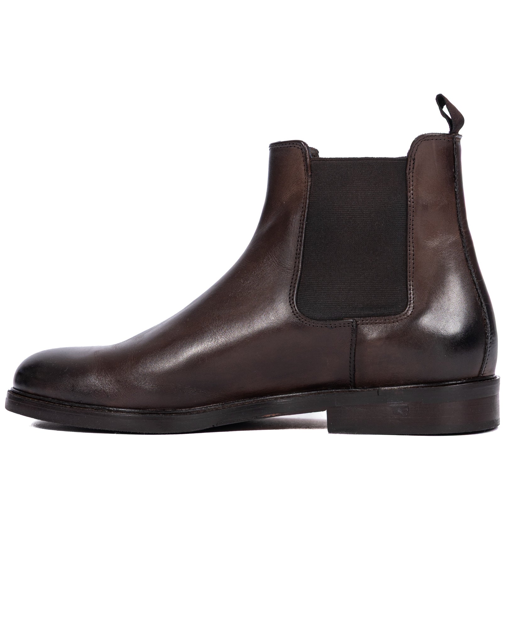 Jae - bota de piel color café oscuro