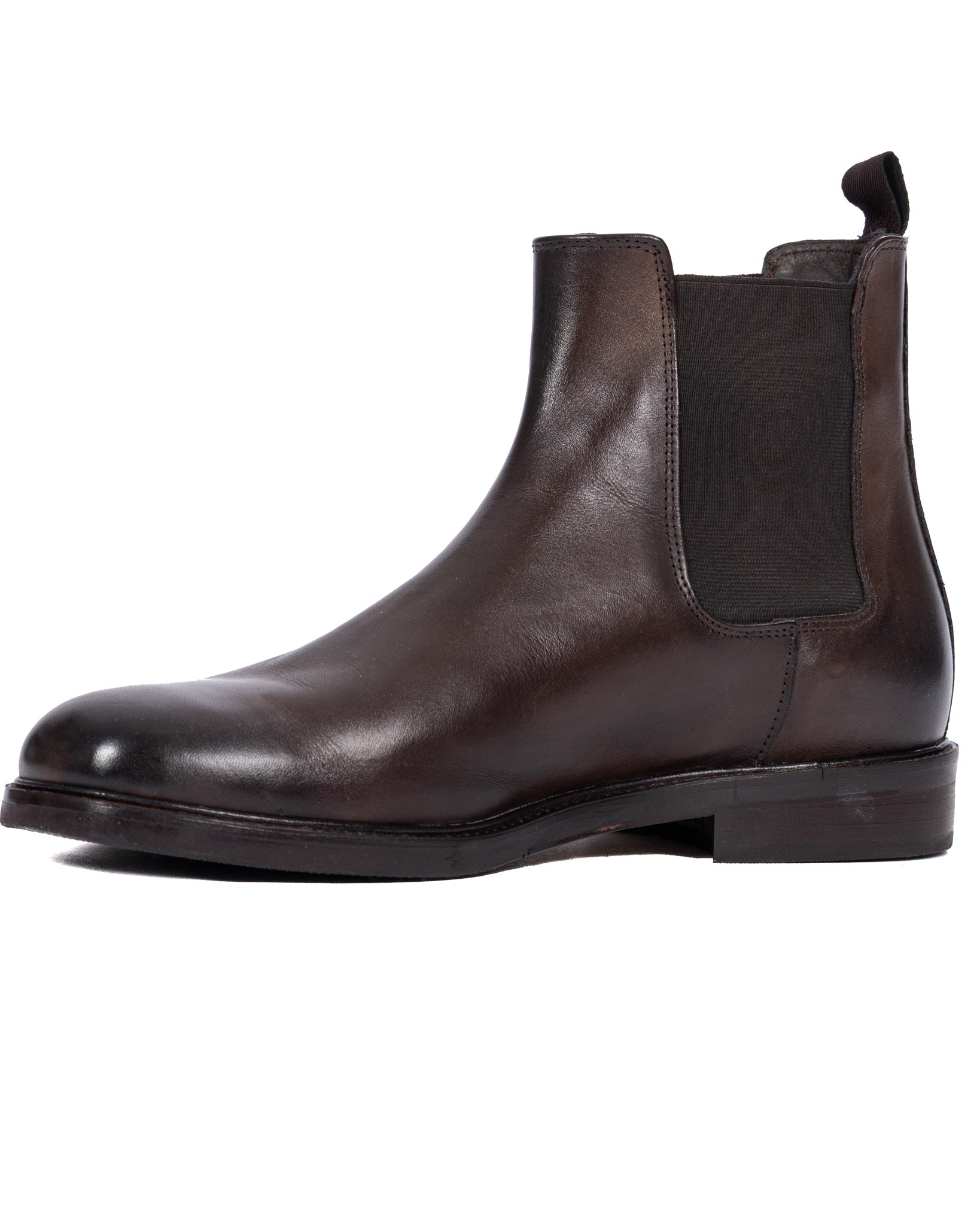 Jae - bota de piel color café oscuro