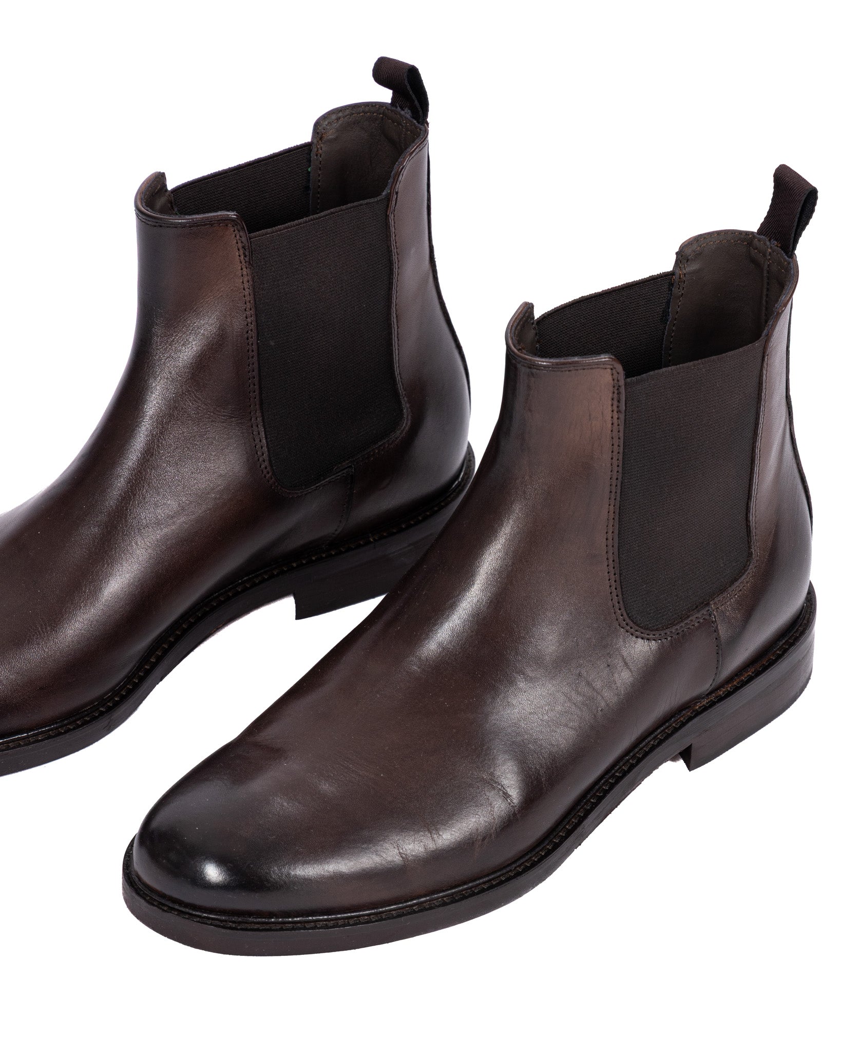 Jae - bota de piel color café oscuro