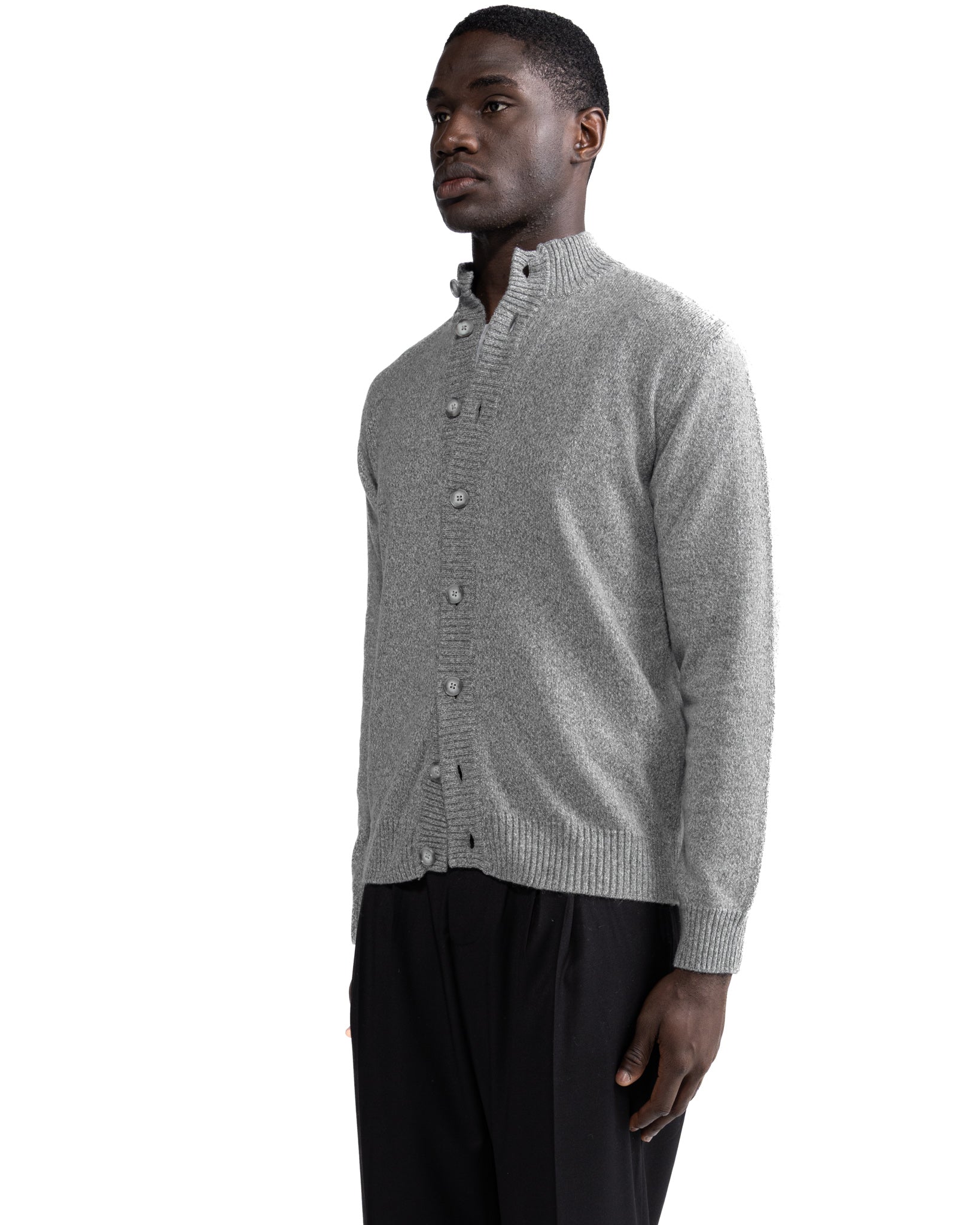 Chaqueta de punto Tavolara mouliné gris