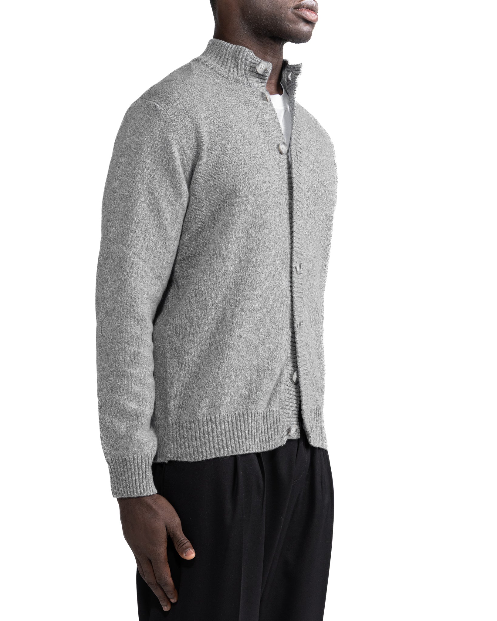Chaqueta de punto Tavolara mouliné gris