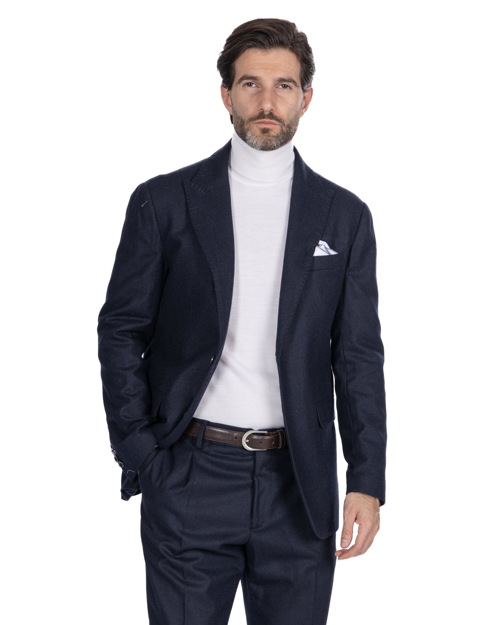 Chaqueta Reflex de franela azul