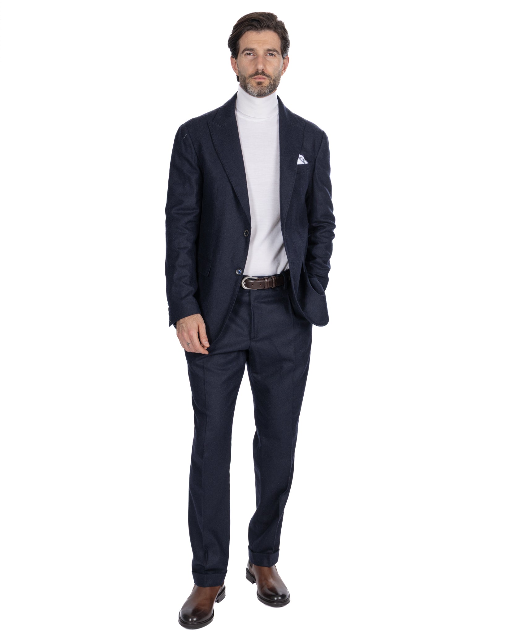 Chaqueta Reflex de franela azul