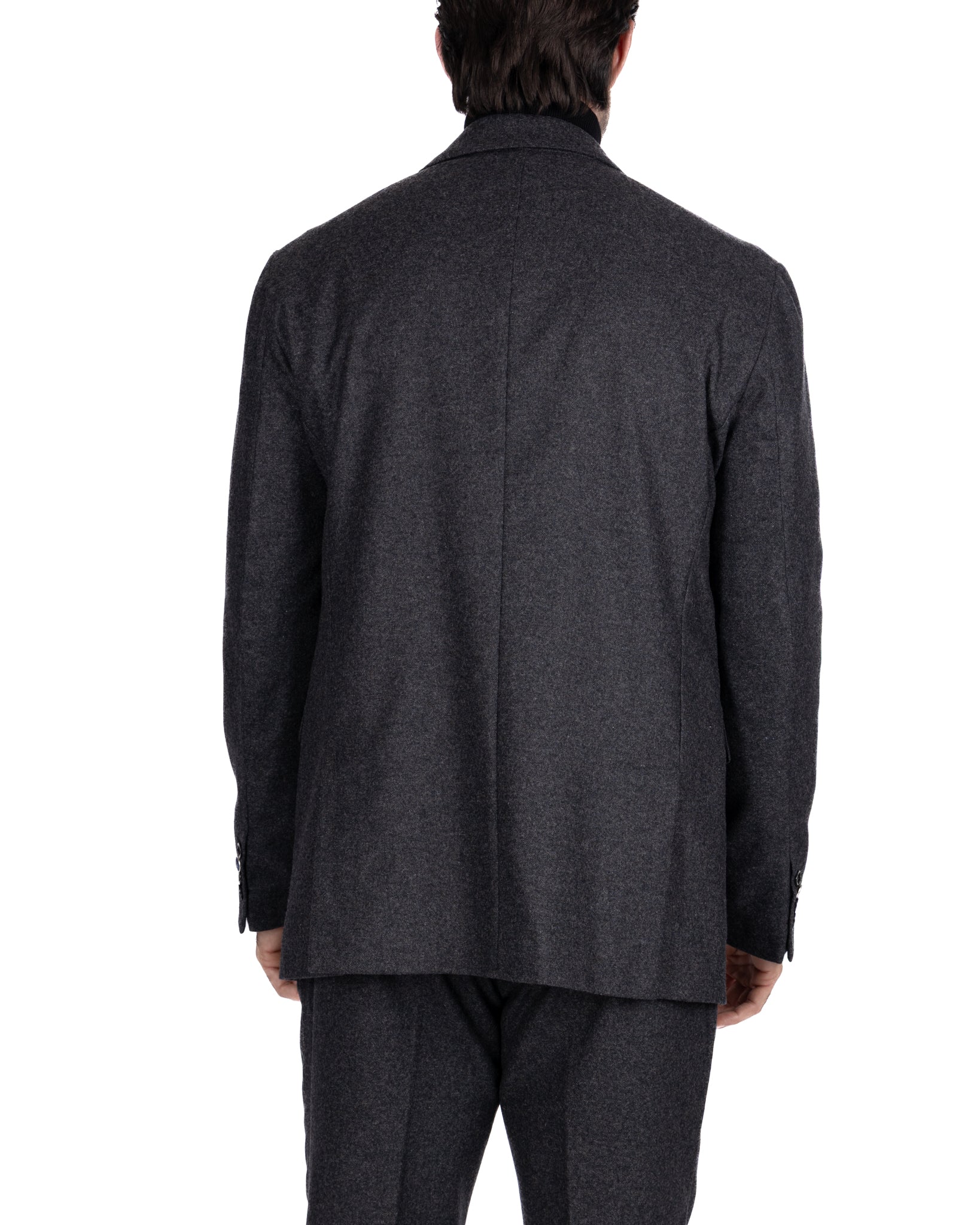 Chaqueta Reflex en franela antracita