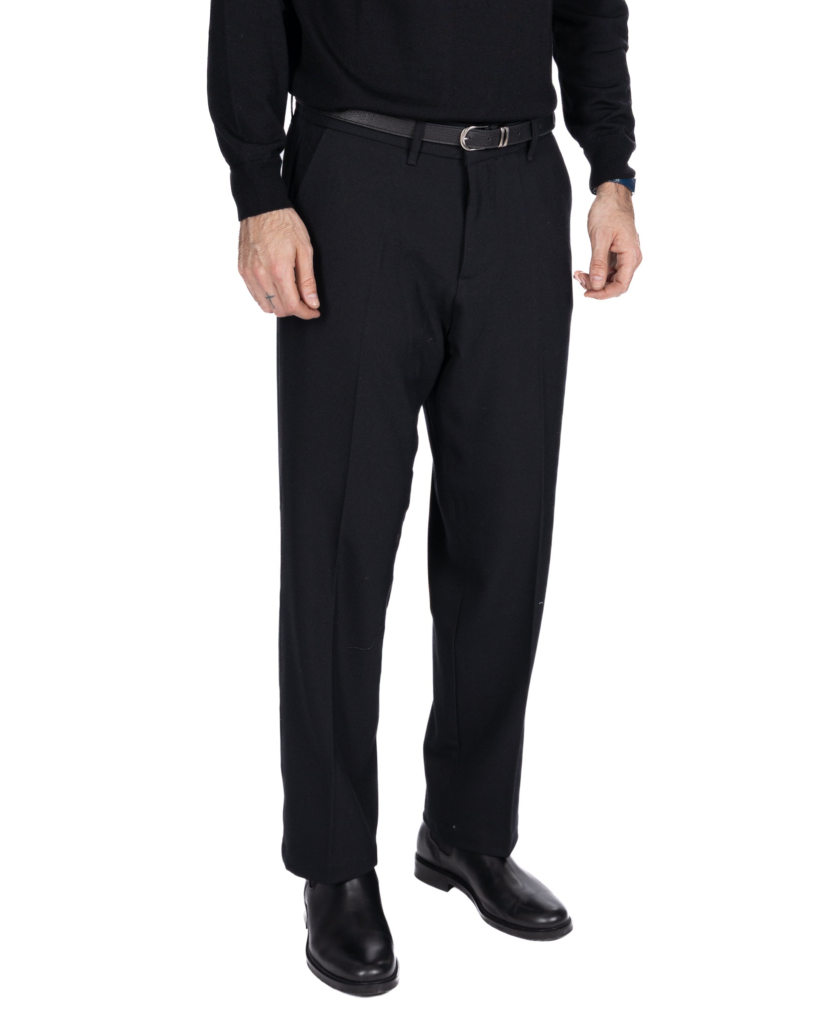 Pantalón ancho Zeiis negro