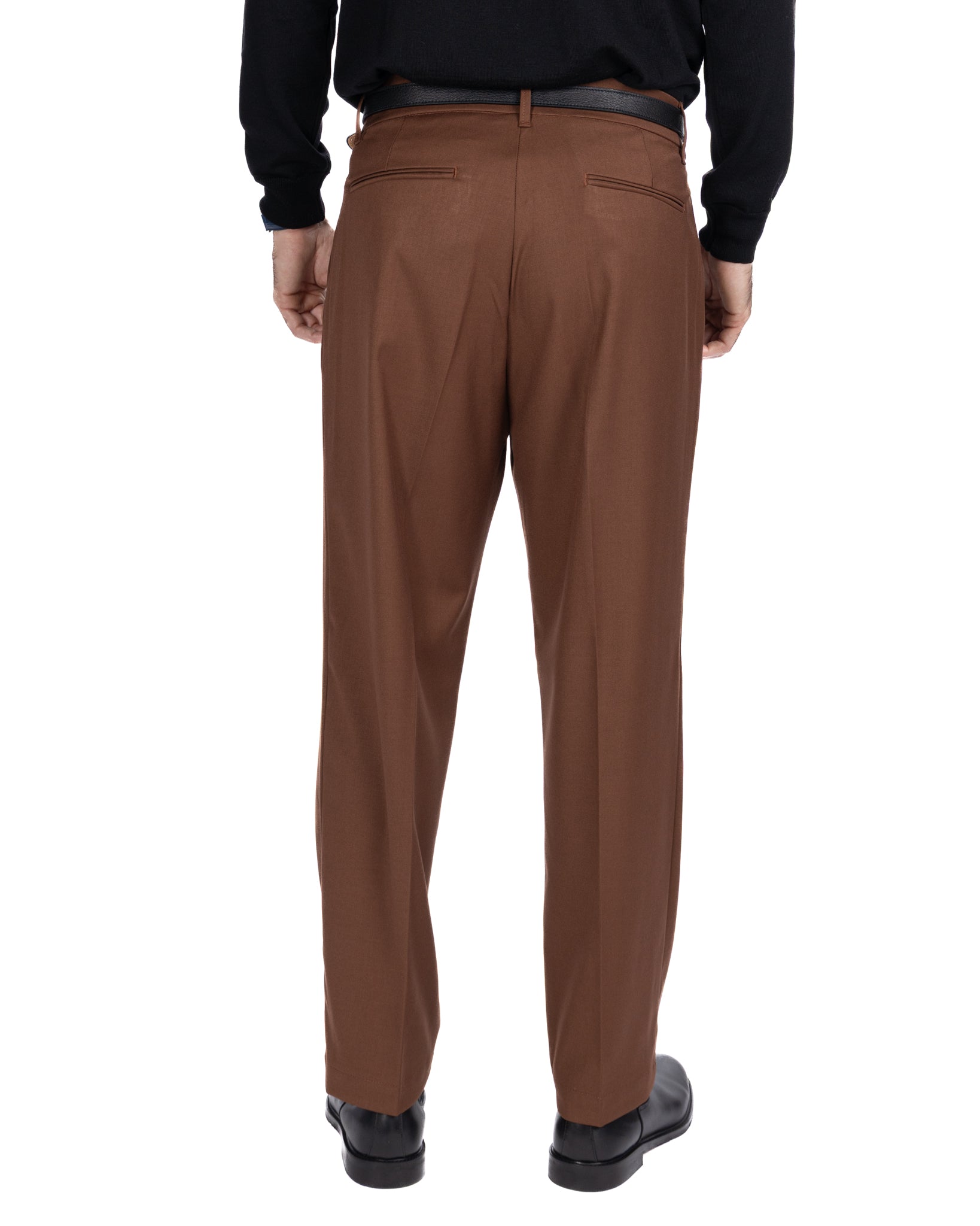 Pantalón ancho Kevin tabaco