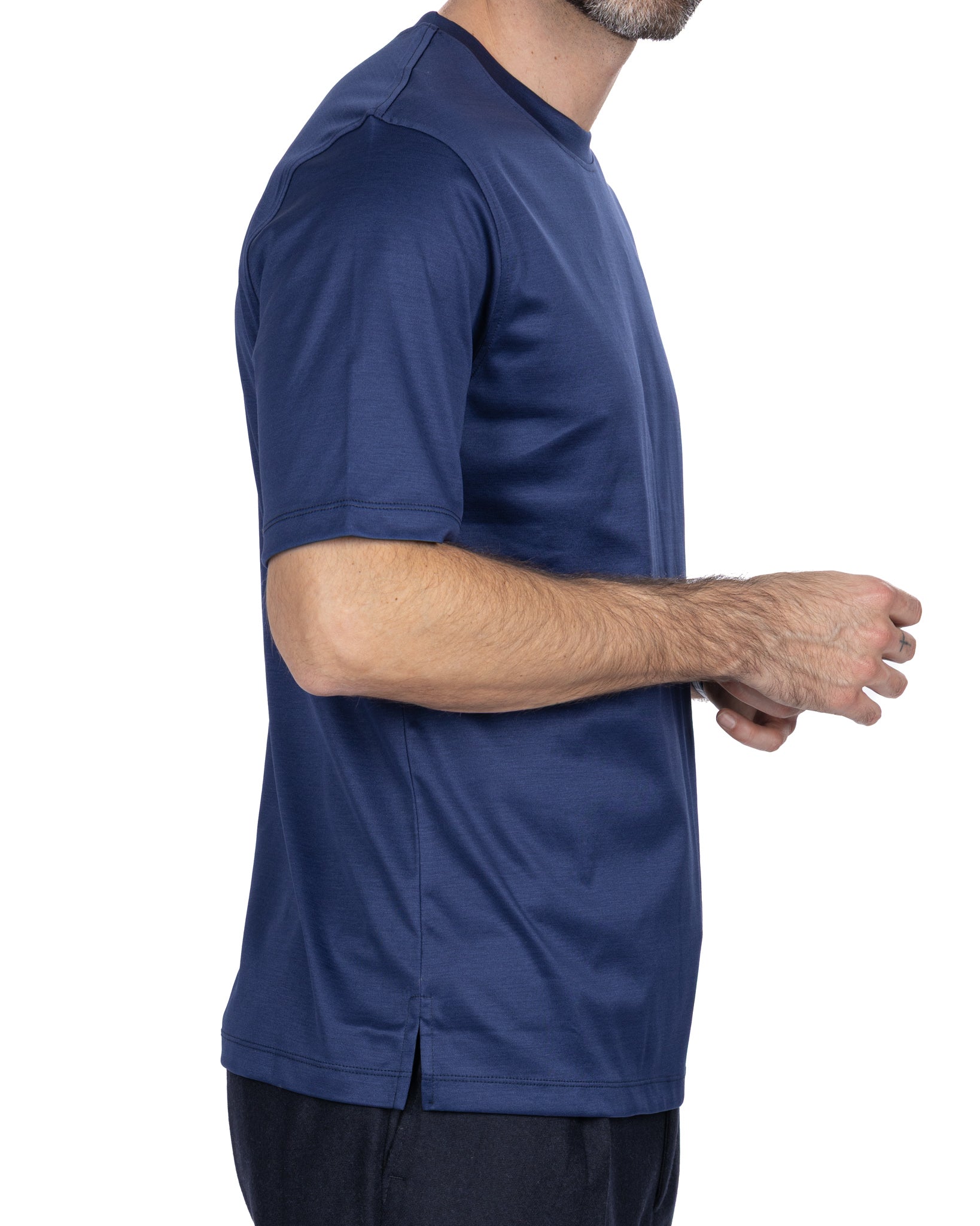 Camiseta Hoorn de hilo escocés azul