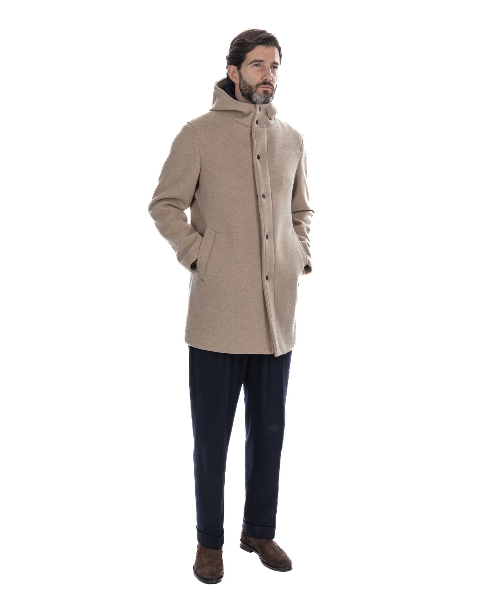 Denali jacket in beige cloth