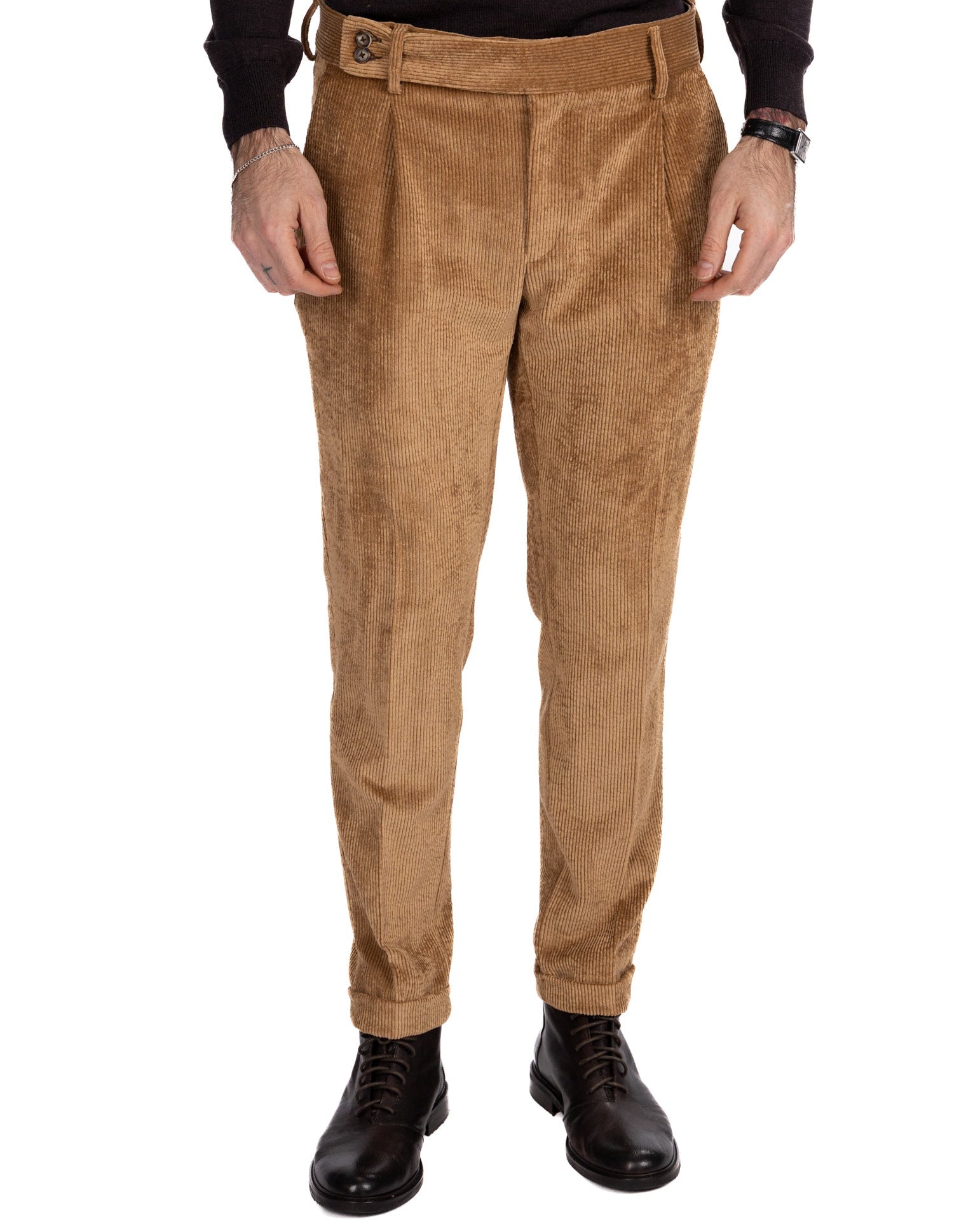 Pantalón James de pana color camel