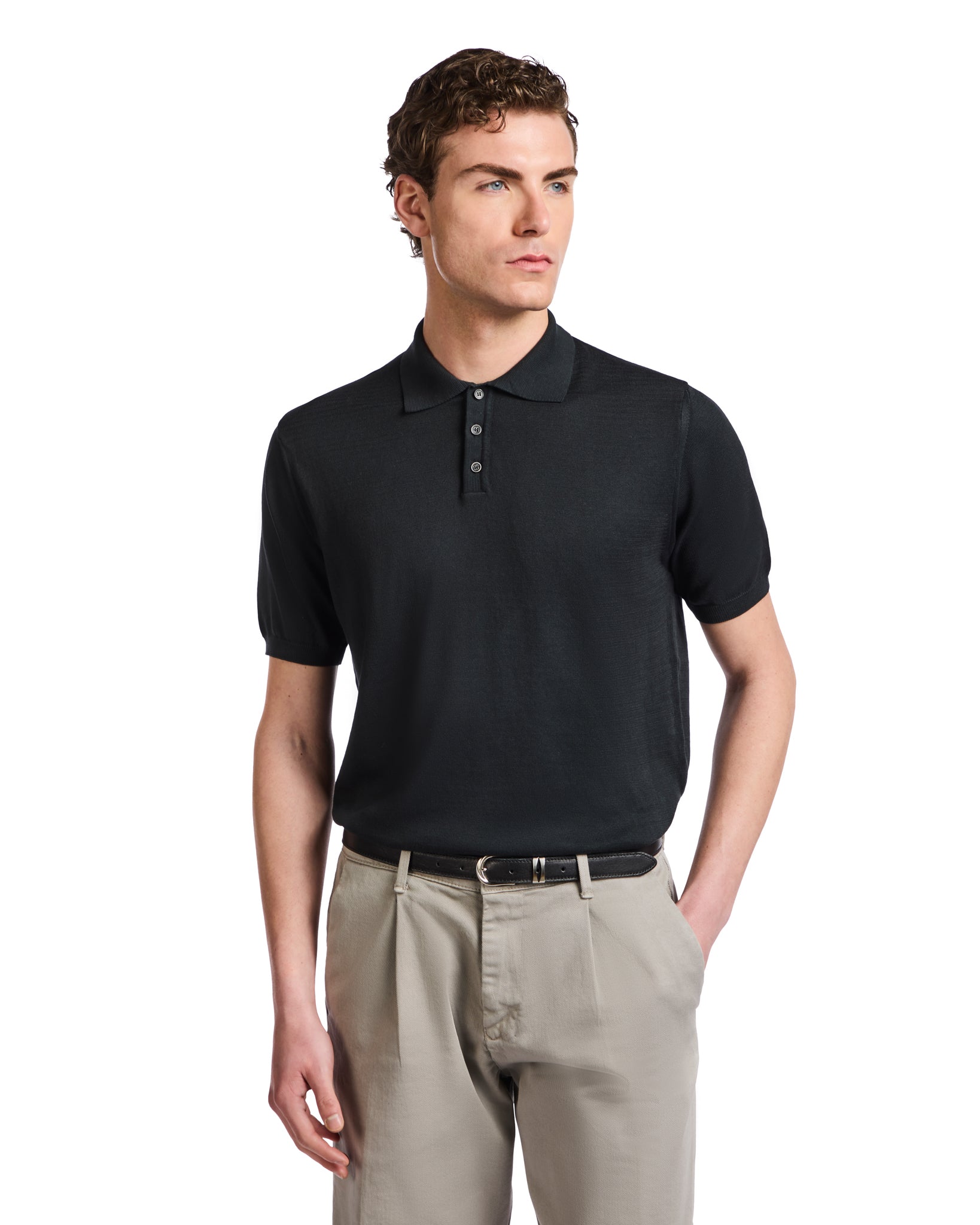 Polo Roger en punto negro