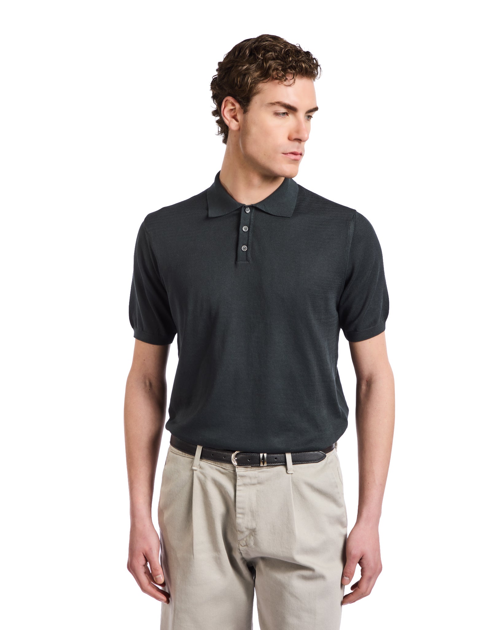 Polo Roger en punto negro