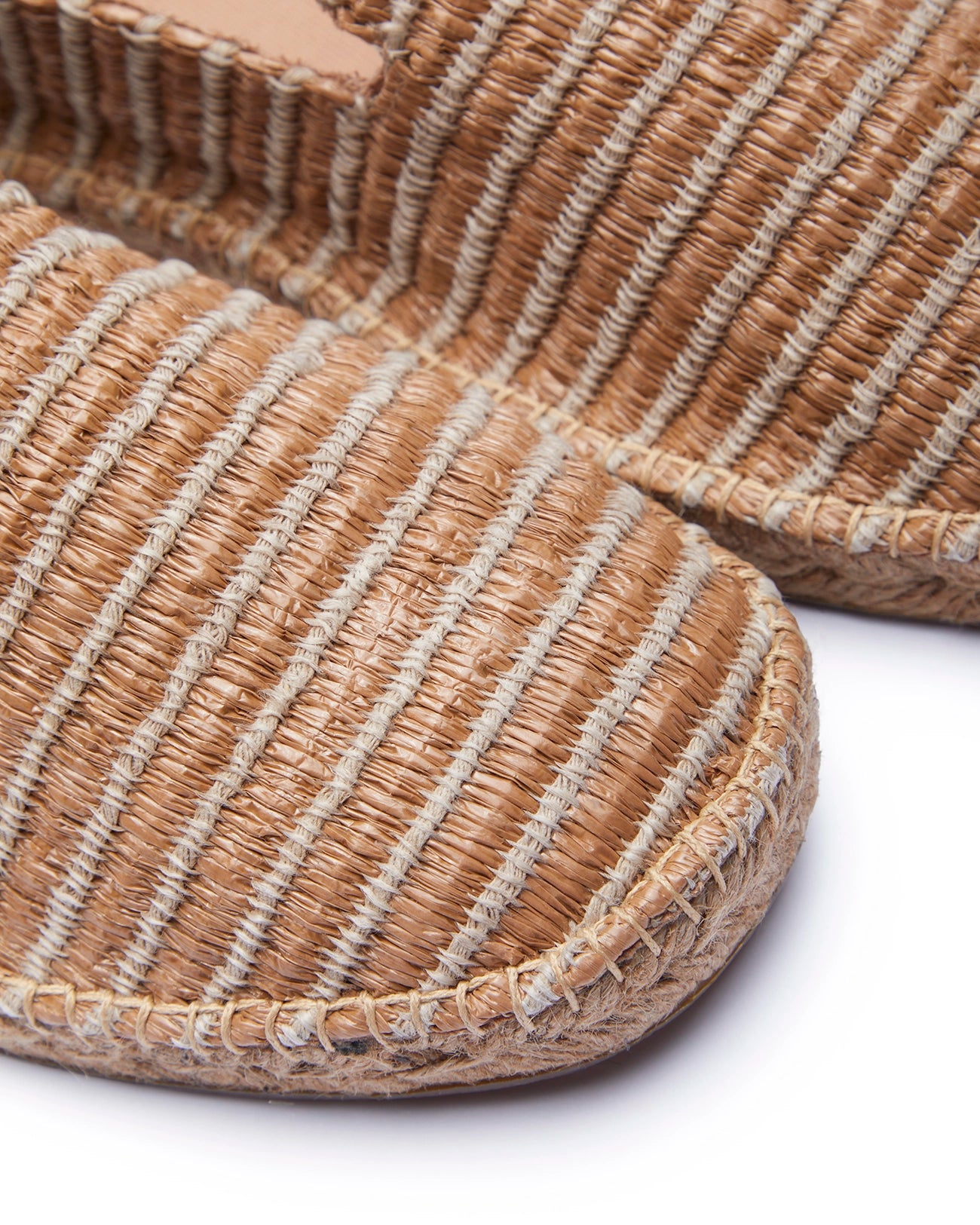 Singapore Espadrilles with dark brown pattern