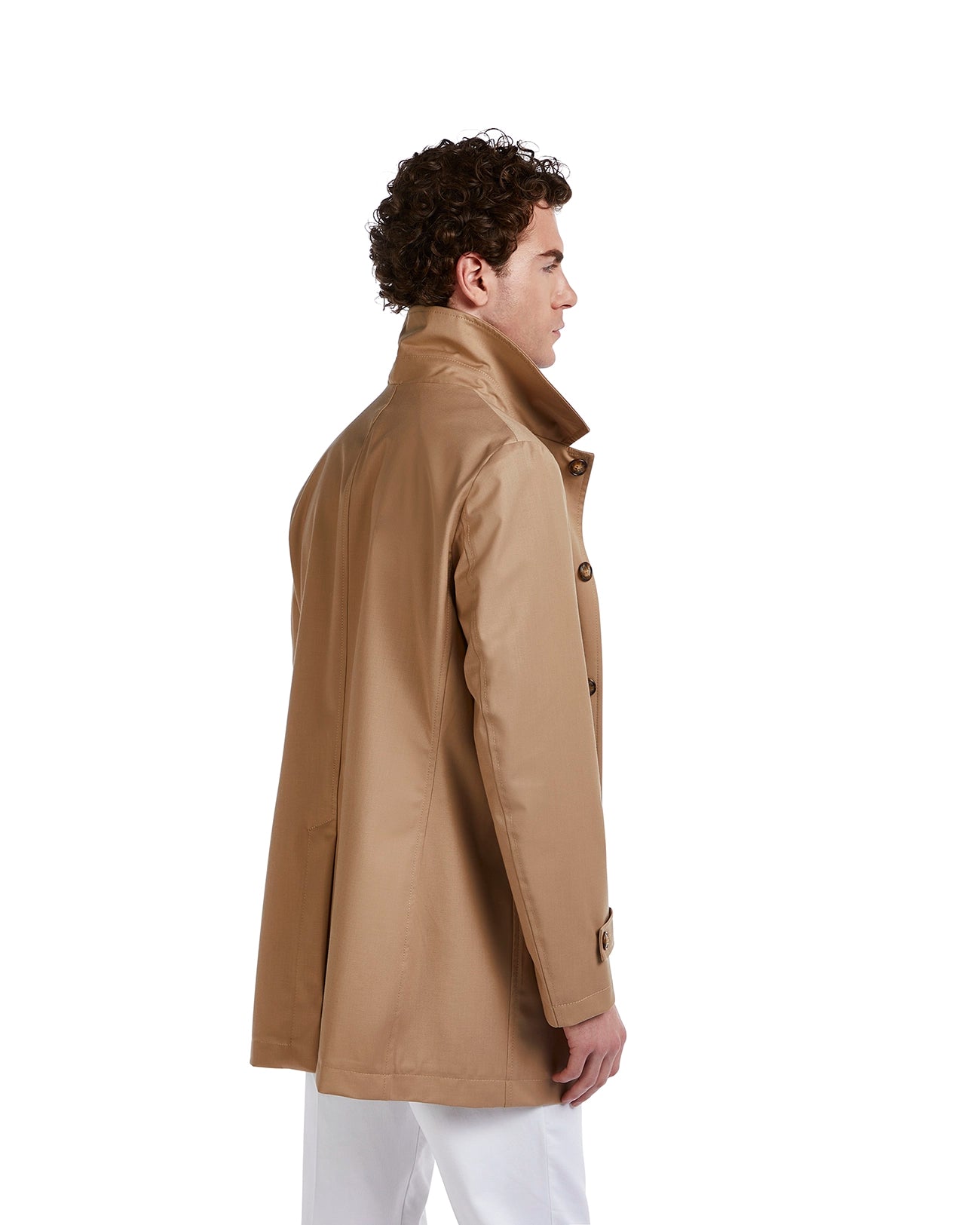Gabardina Mantova sin forro beige