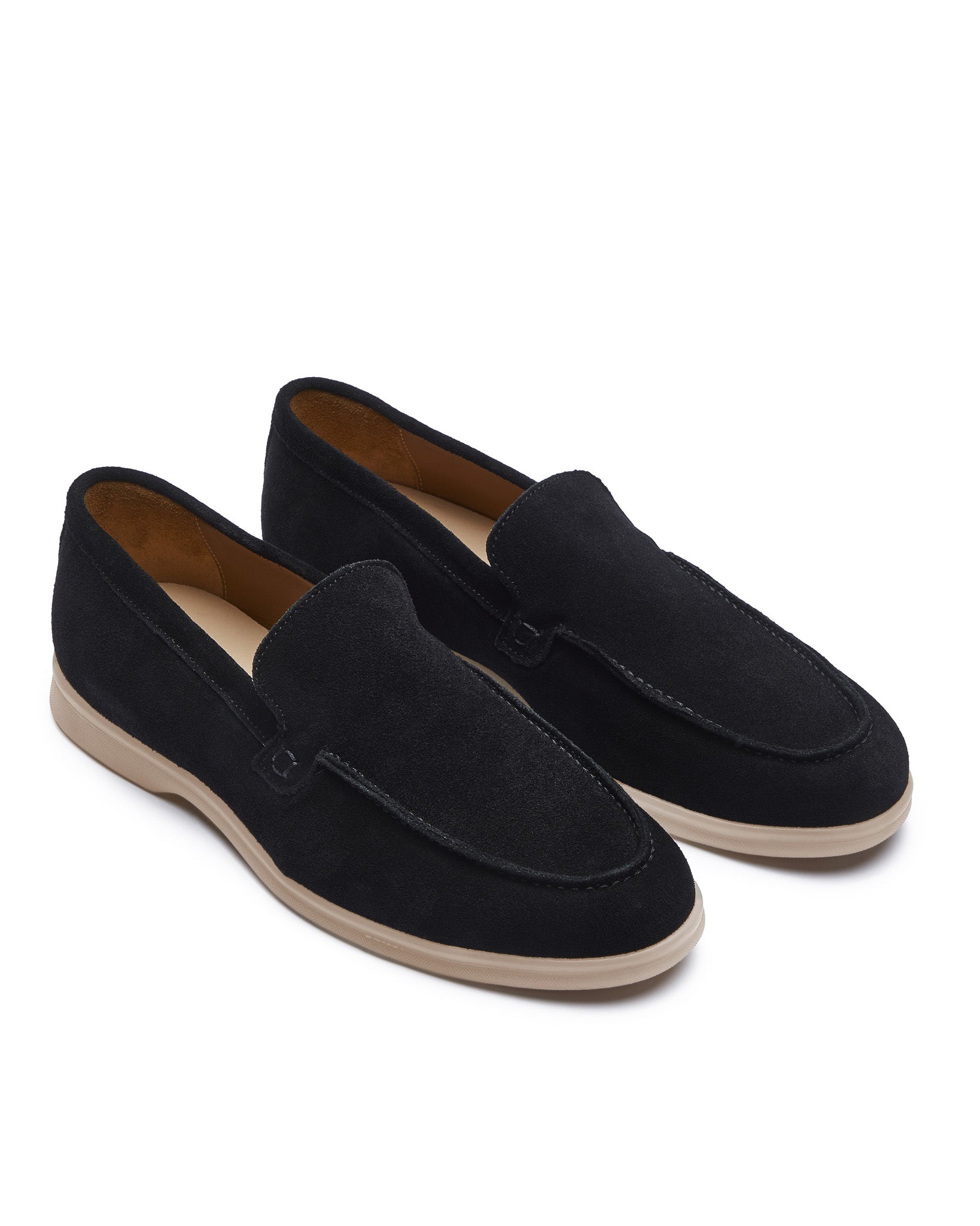 Mocasín Valeri de ante negro